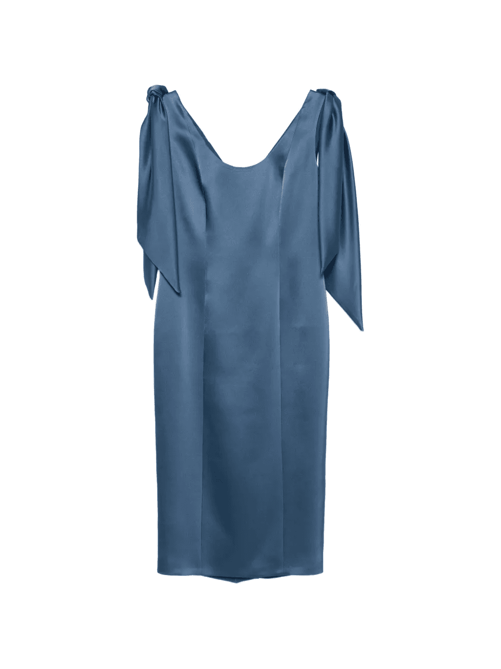 draped midi dress - Image 1