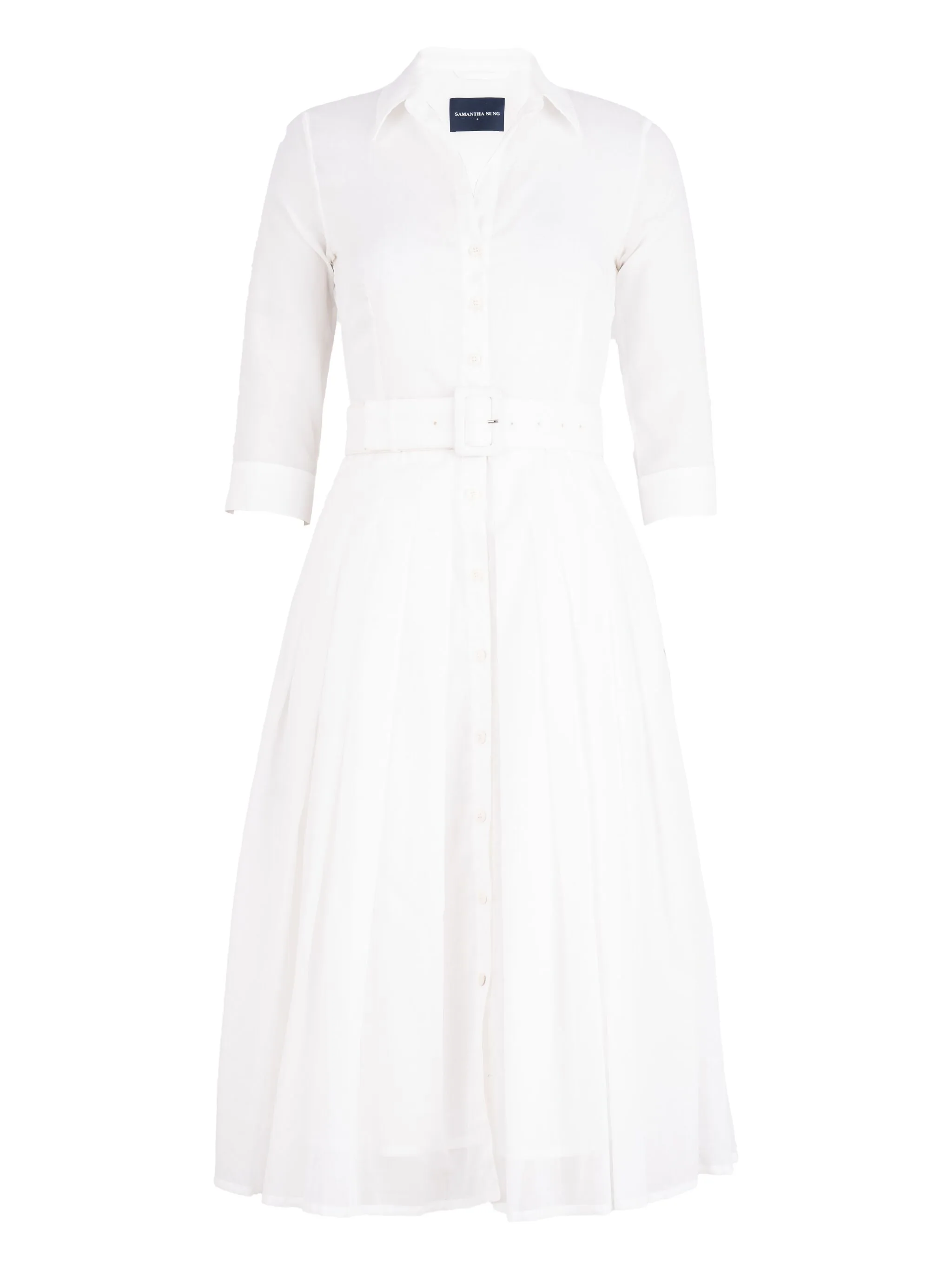 Audrey belted shirt dress - Image 1