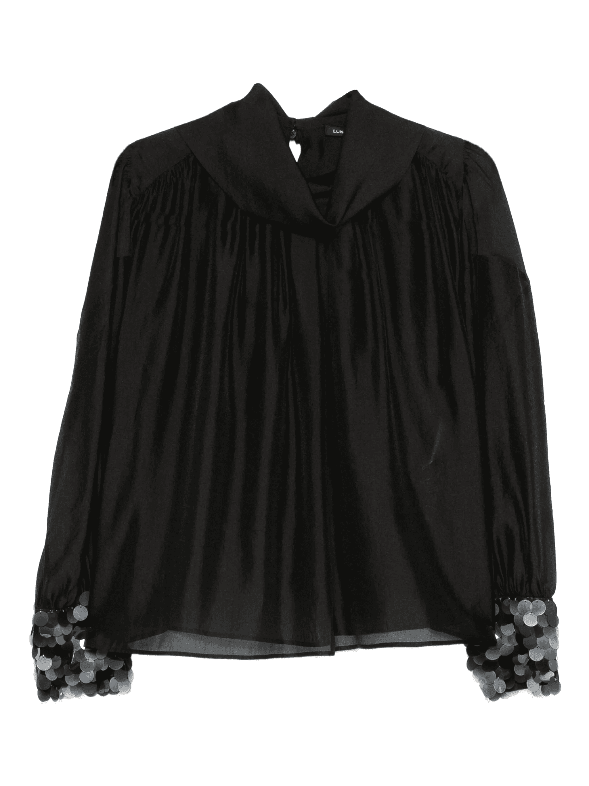 sequin-cuff top - Image 1