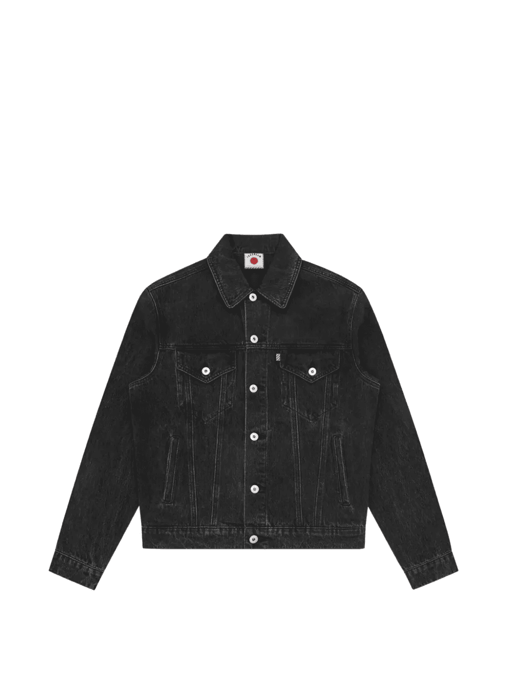 graphic denim jacket - Image 1