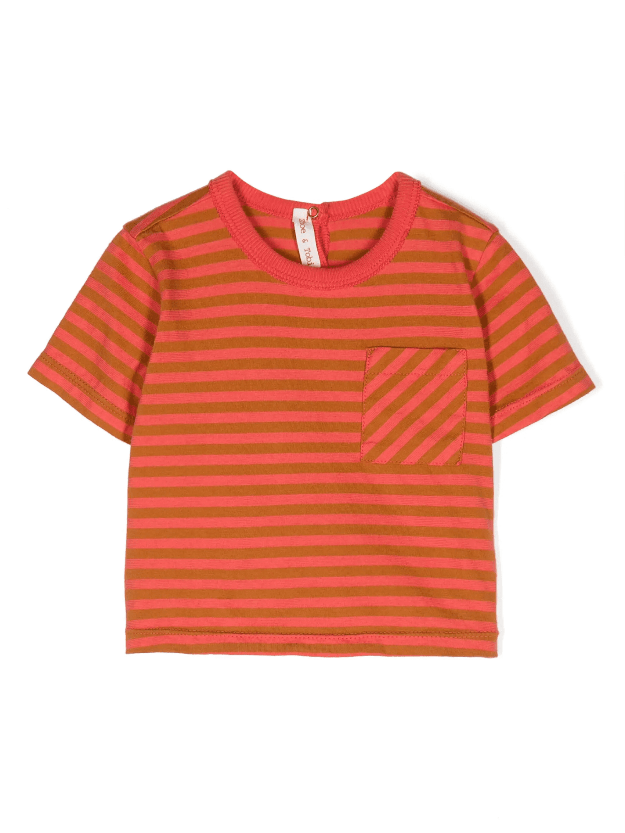 striped cotton T-shirt - Image 1