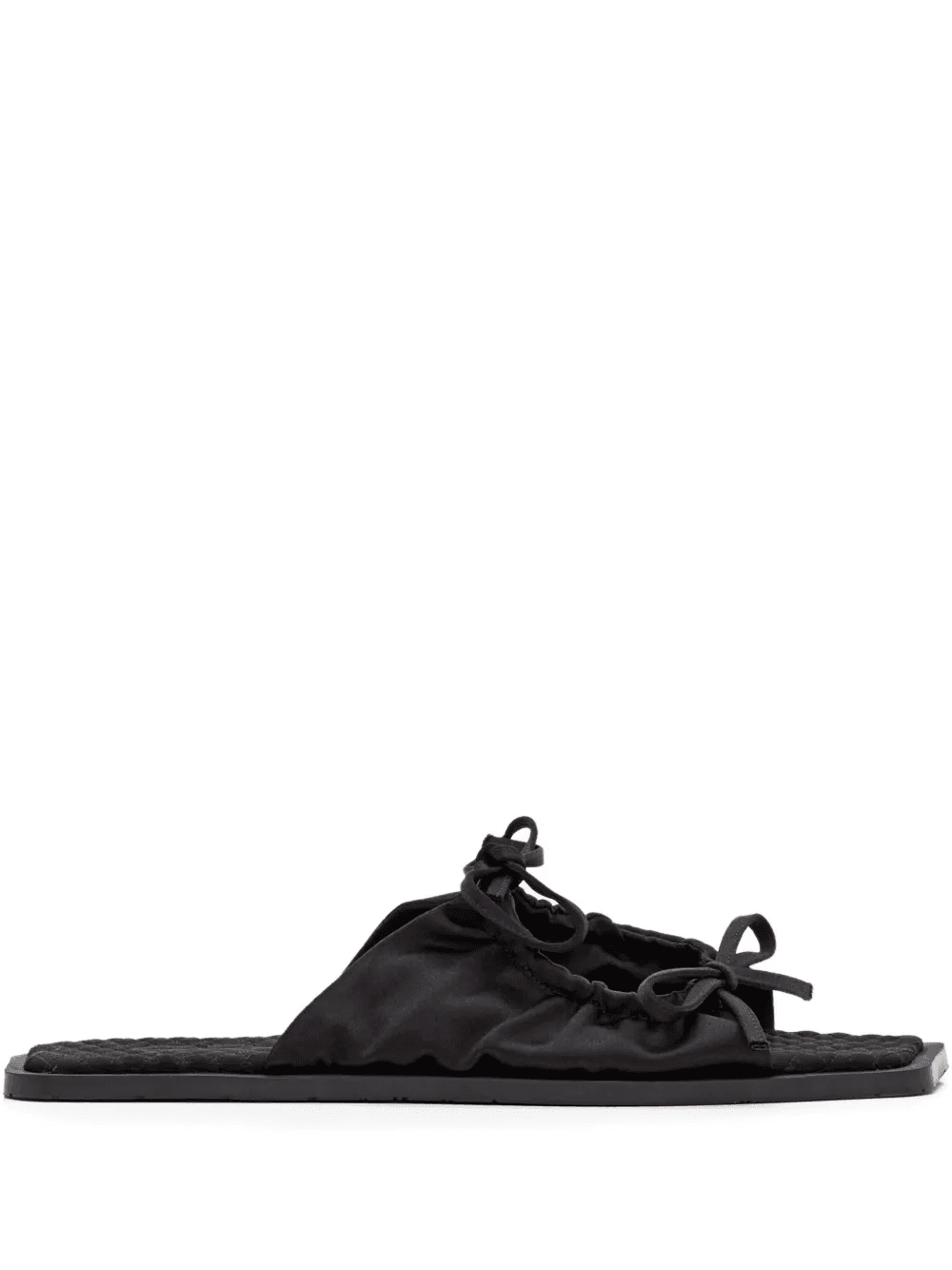 quilted bow sandals - Image 1