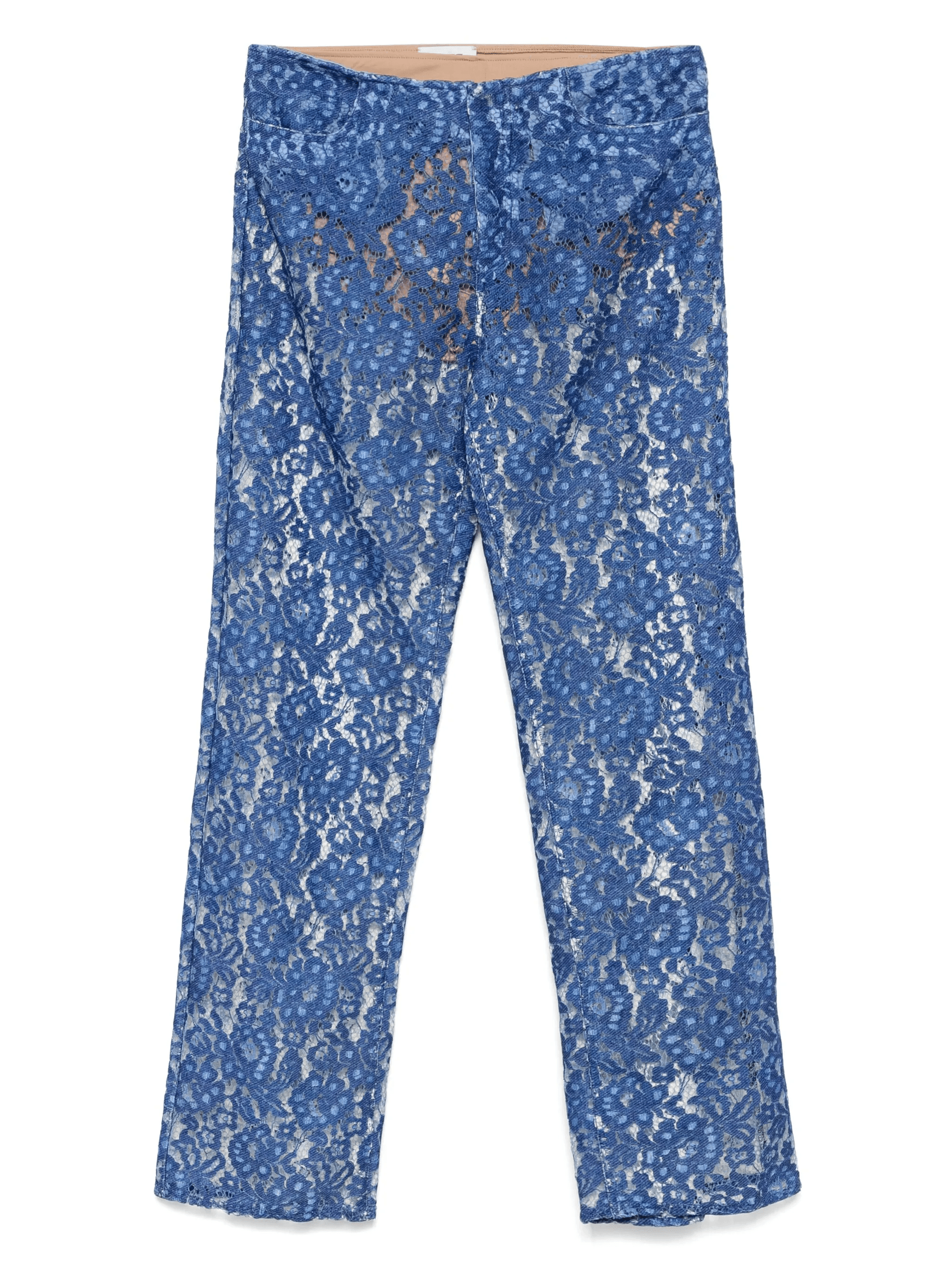floral-lace trousers - Image 1