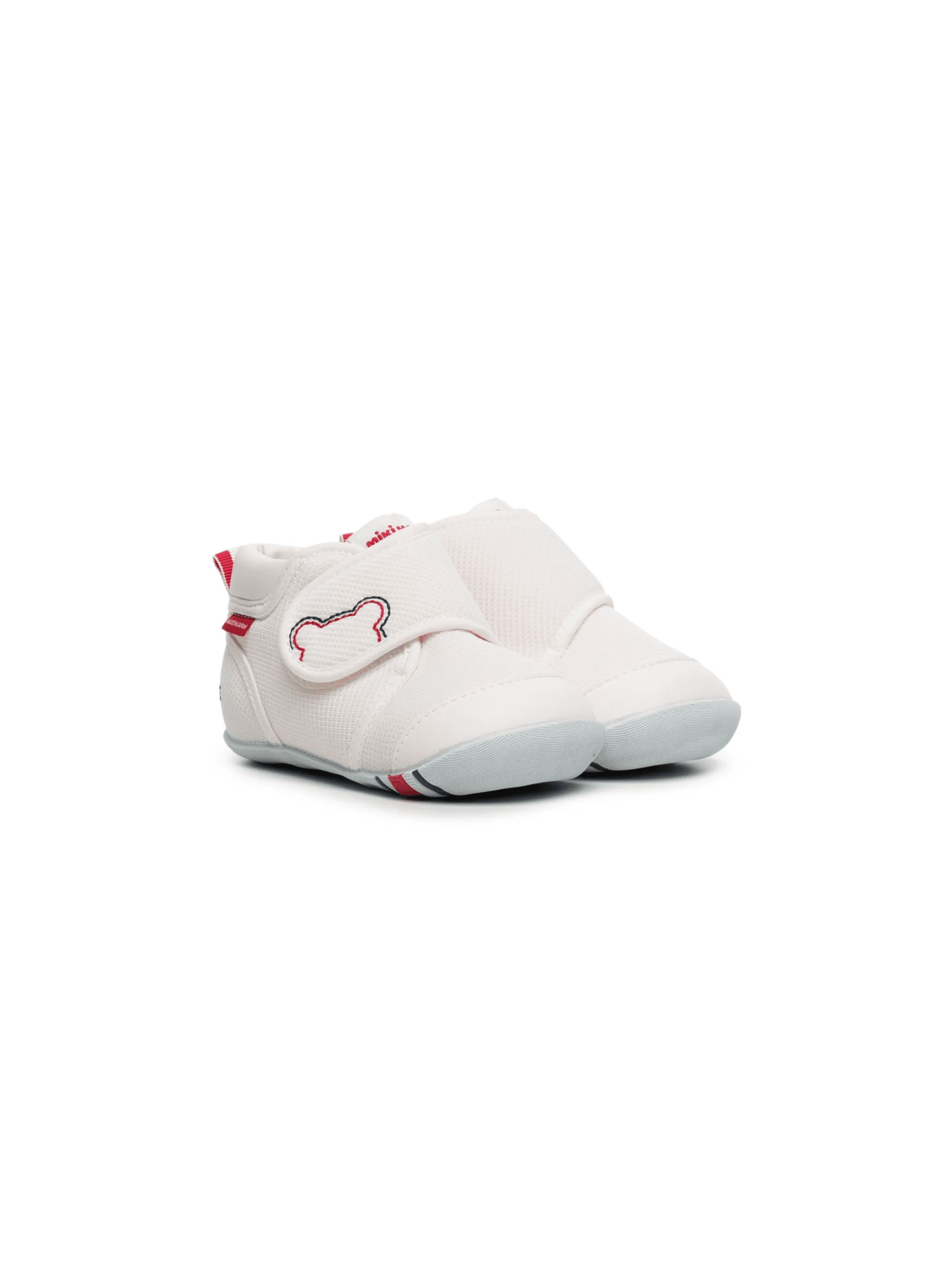 touch-strap cotton trainers - Image 1