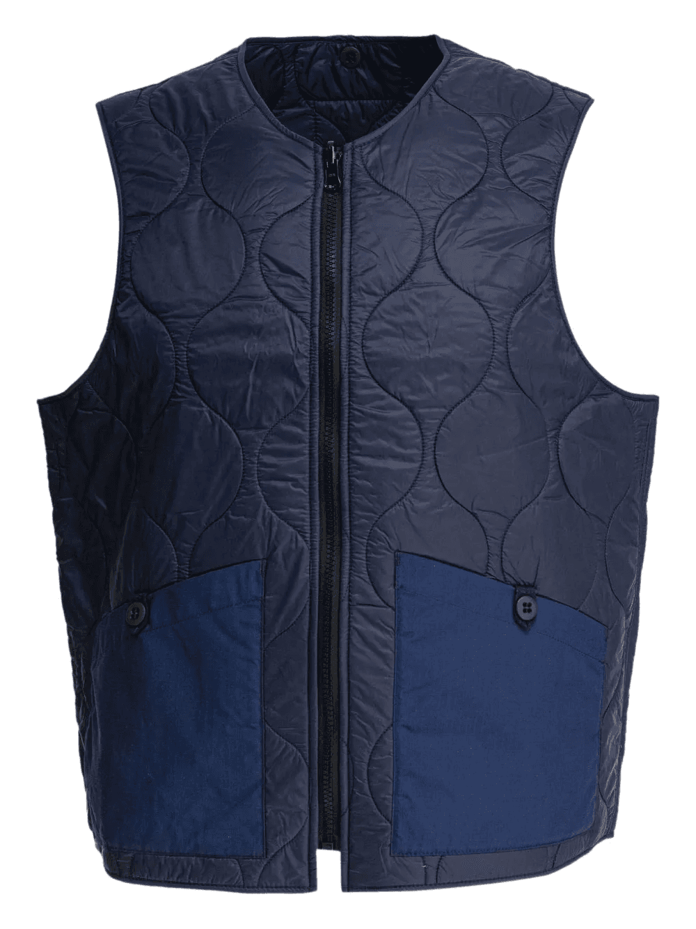 quilted pocket gilet - Image 1