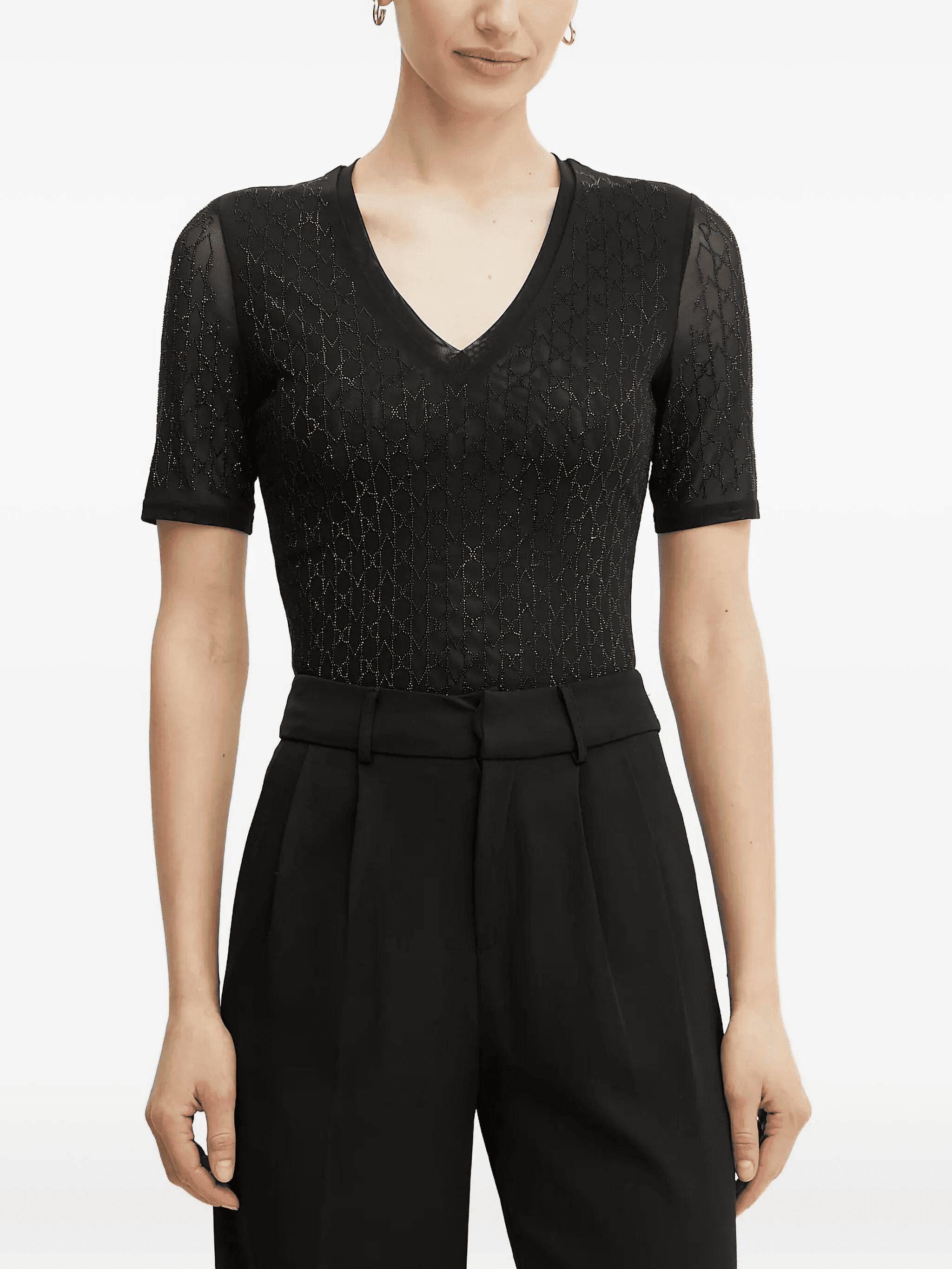 Aria V-neck short-sleeve T-shirt - Image 1