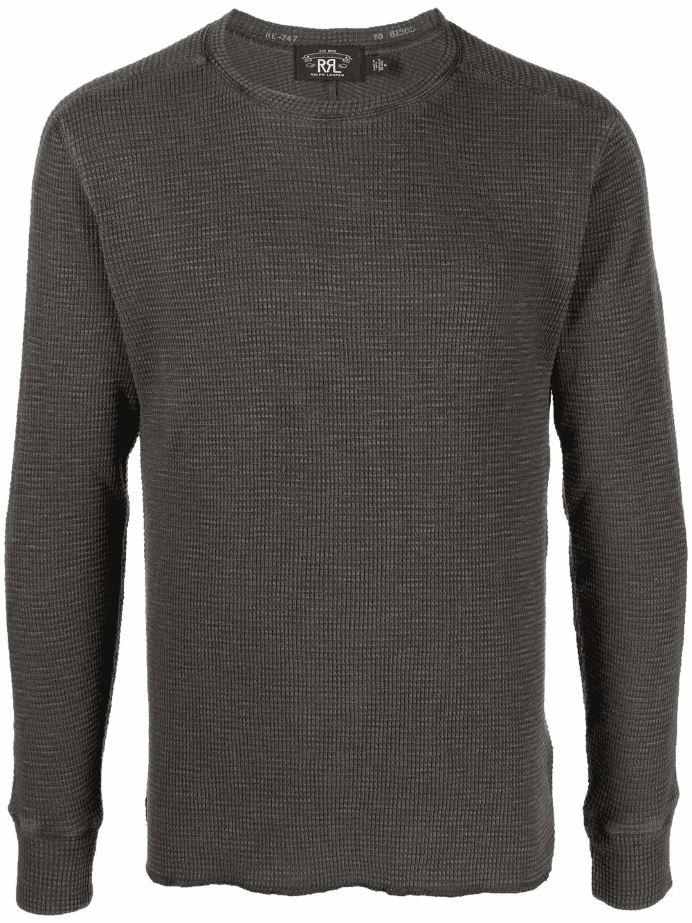 waffle-knit cotton jumper - Image 1