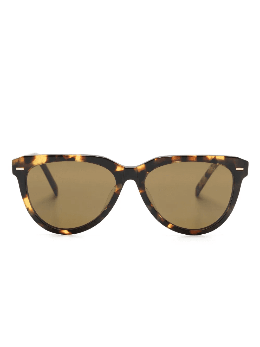 tortoiseshell-effect round sunglasses - Image 1