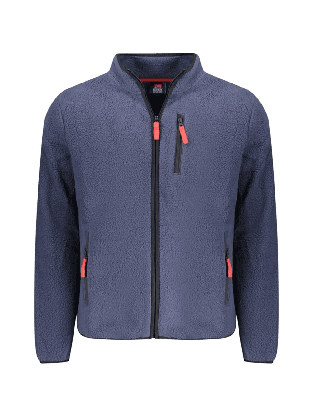 logo-patch zip-fastening sweatshirt - Image 1