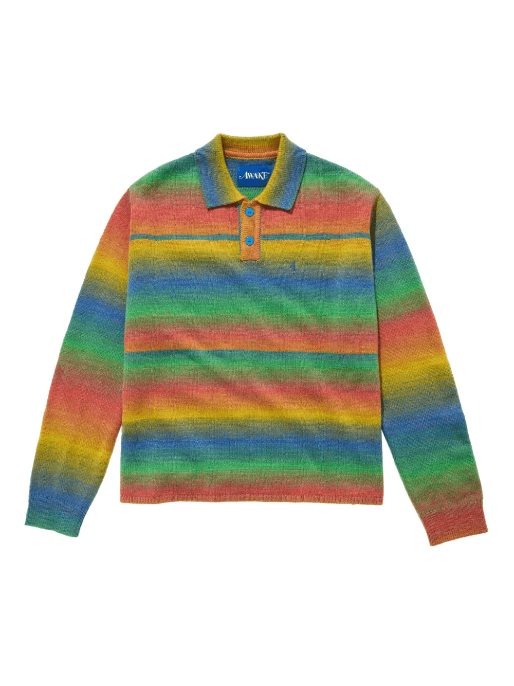 gradient-effect polo shirt - Image 1