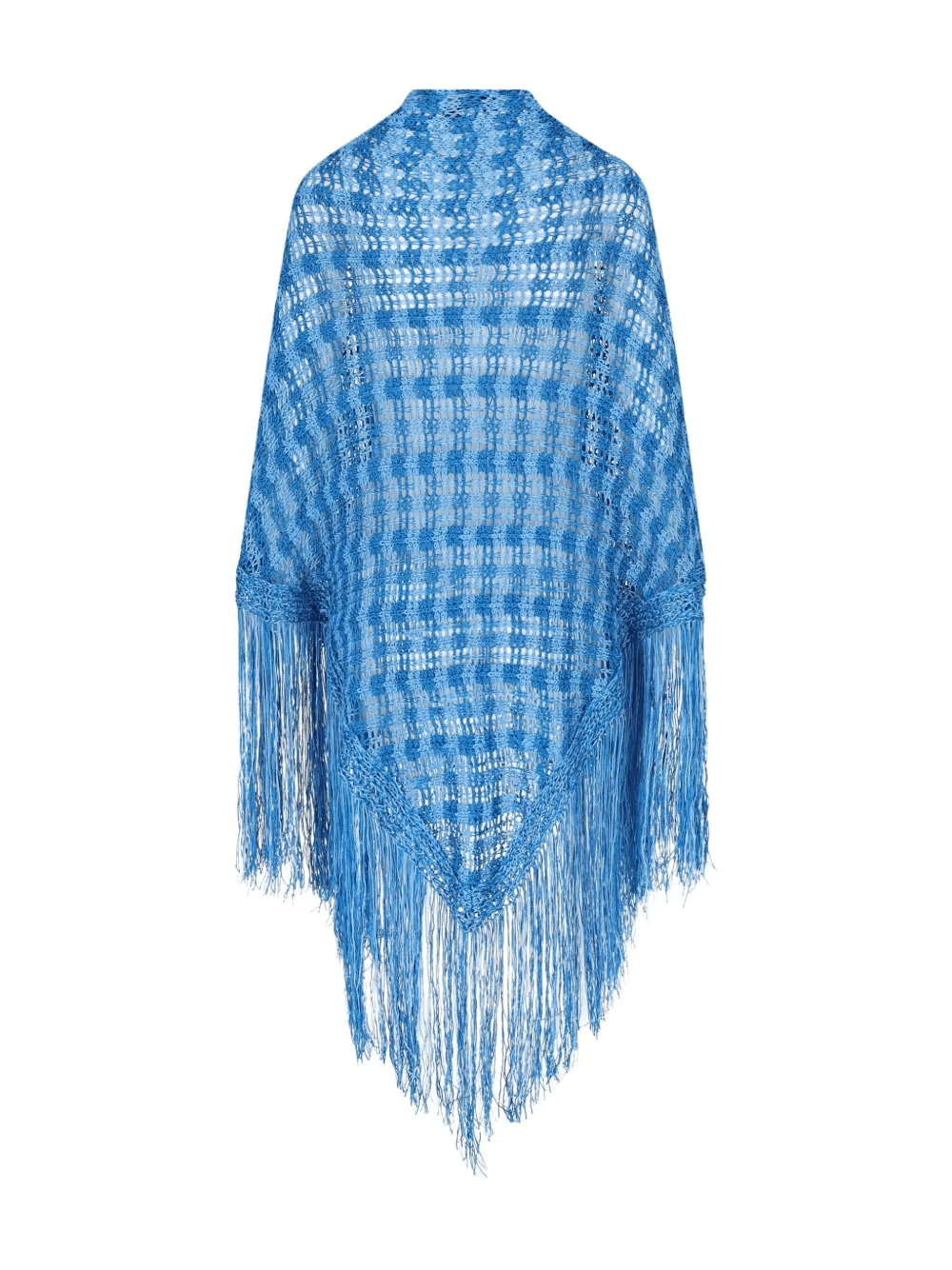 checked-fringe scarf - Image 1