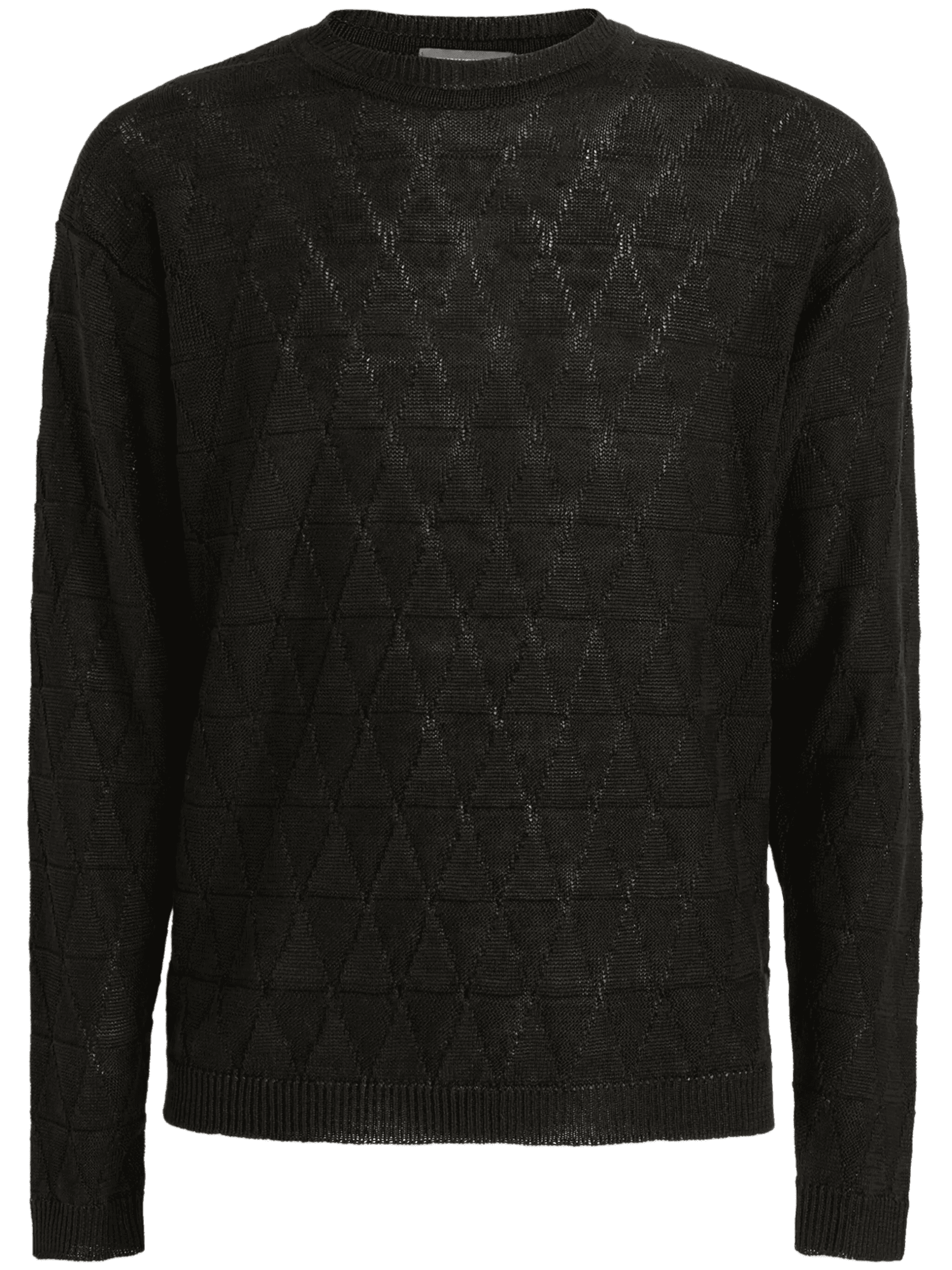 diamond-pattern jumper - Image 1