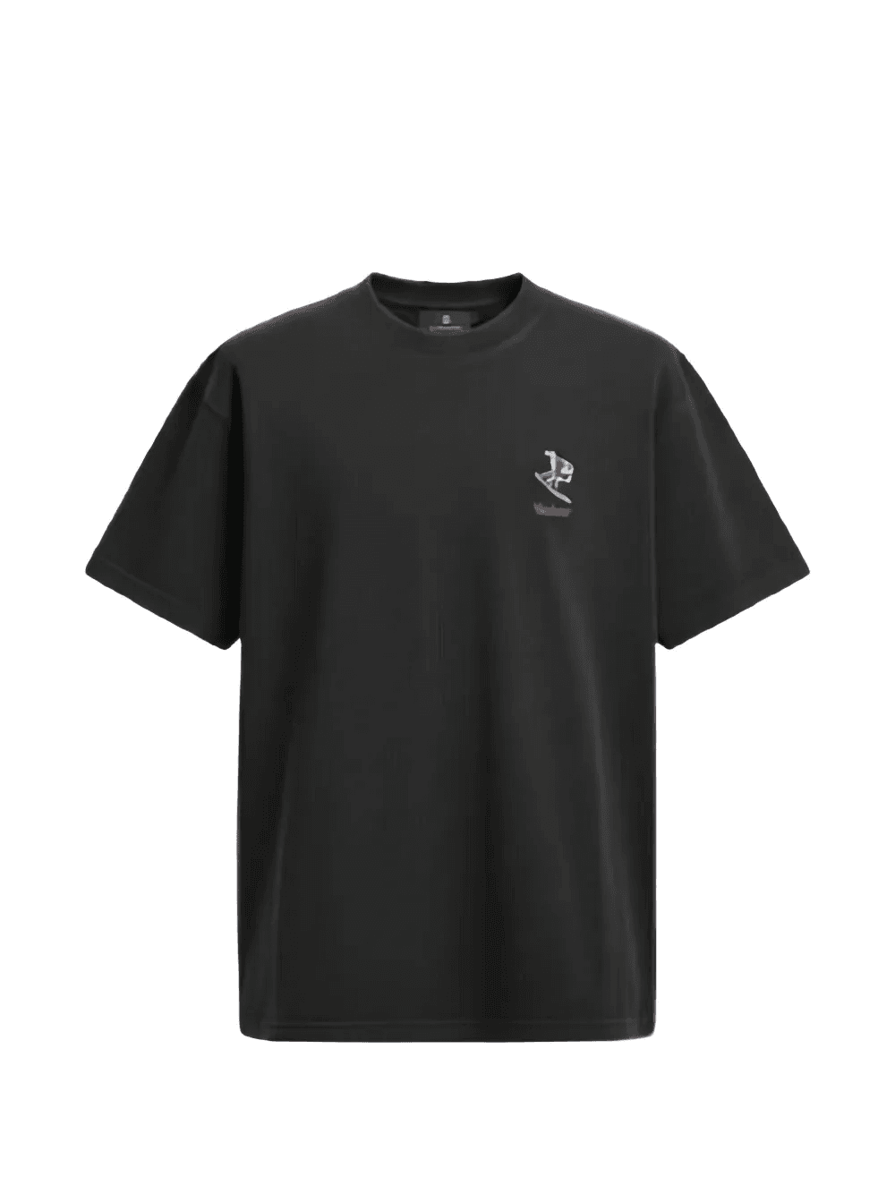 embroidered short-sleeve T-shirt - Image 1