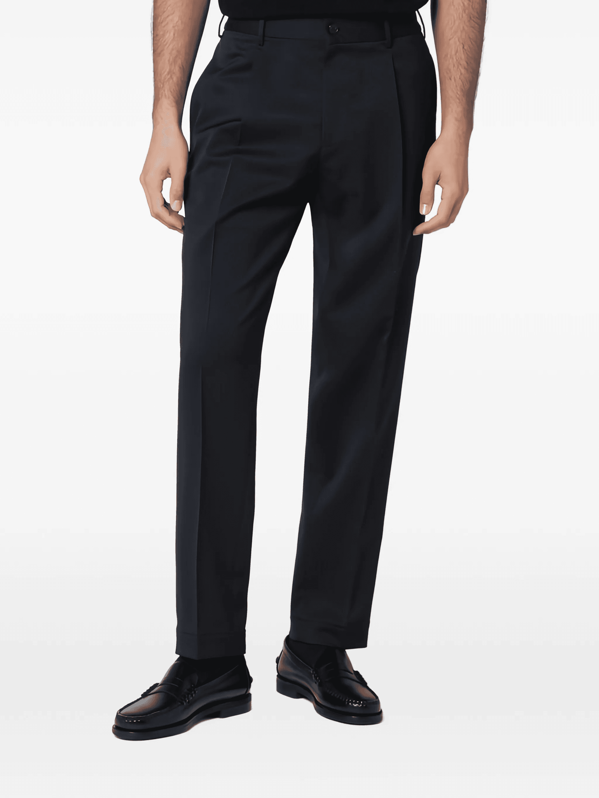 zip single-breasted suit - Image 1