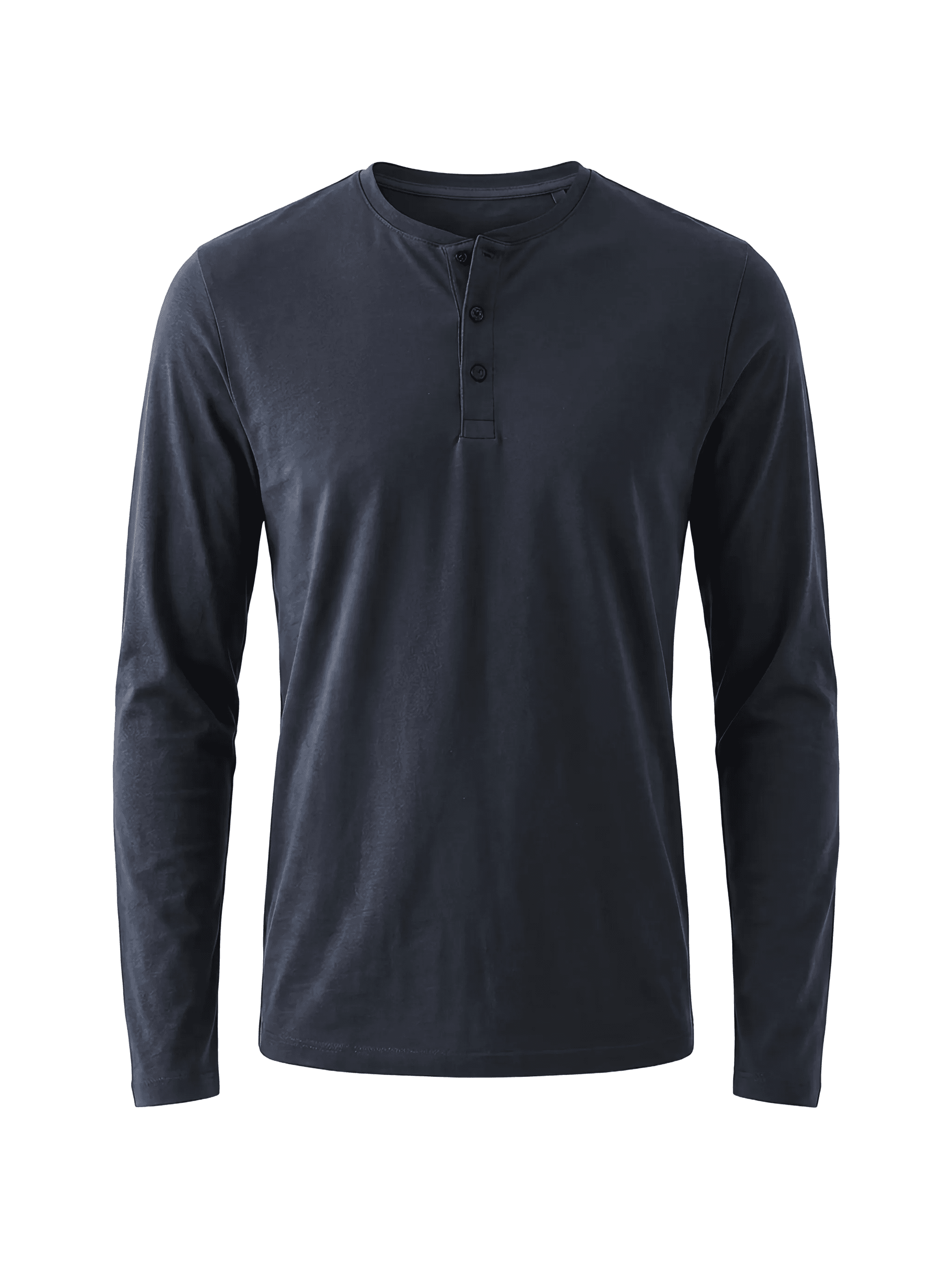 Henley buttoned T-shirt - Image 1