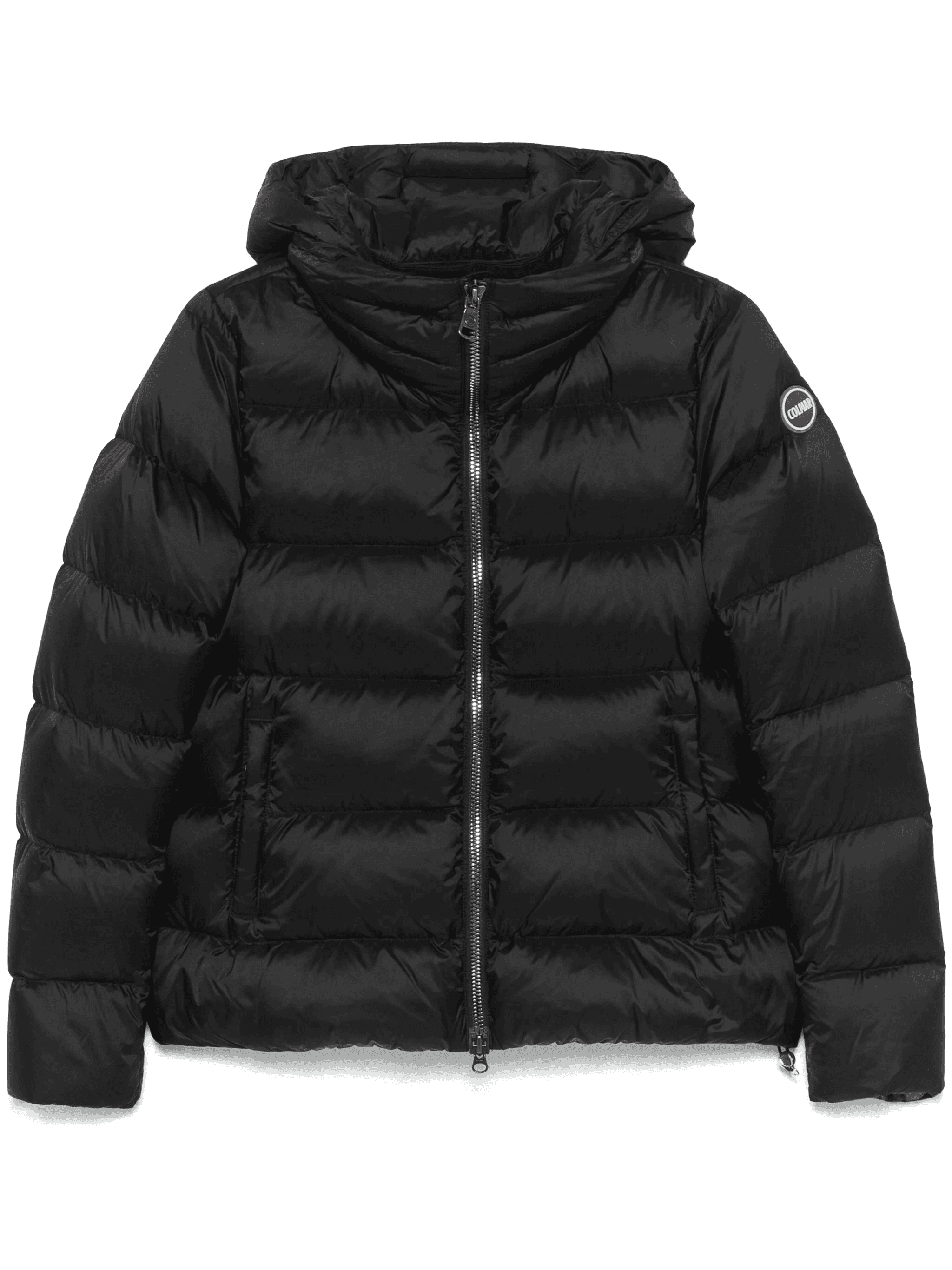 logo-patch puffer jacket - Image 1