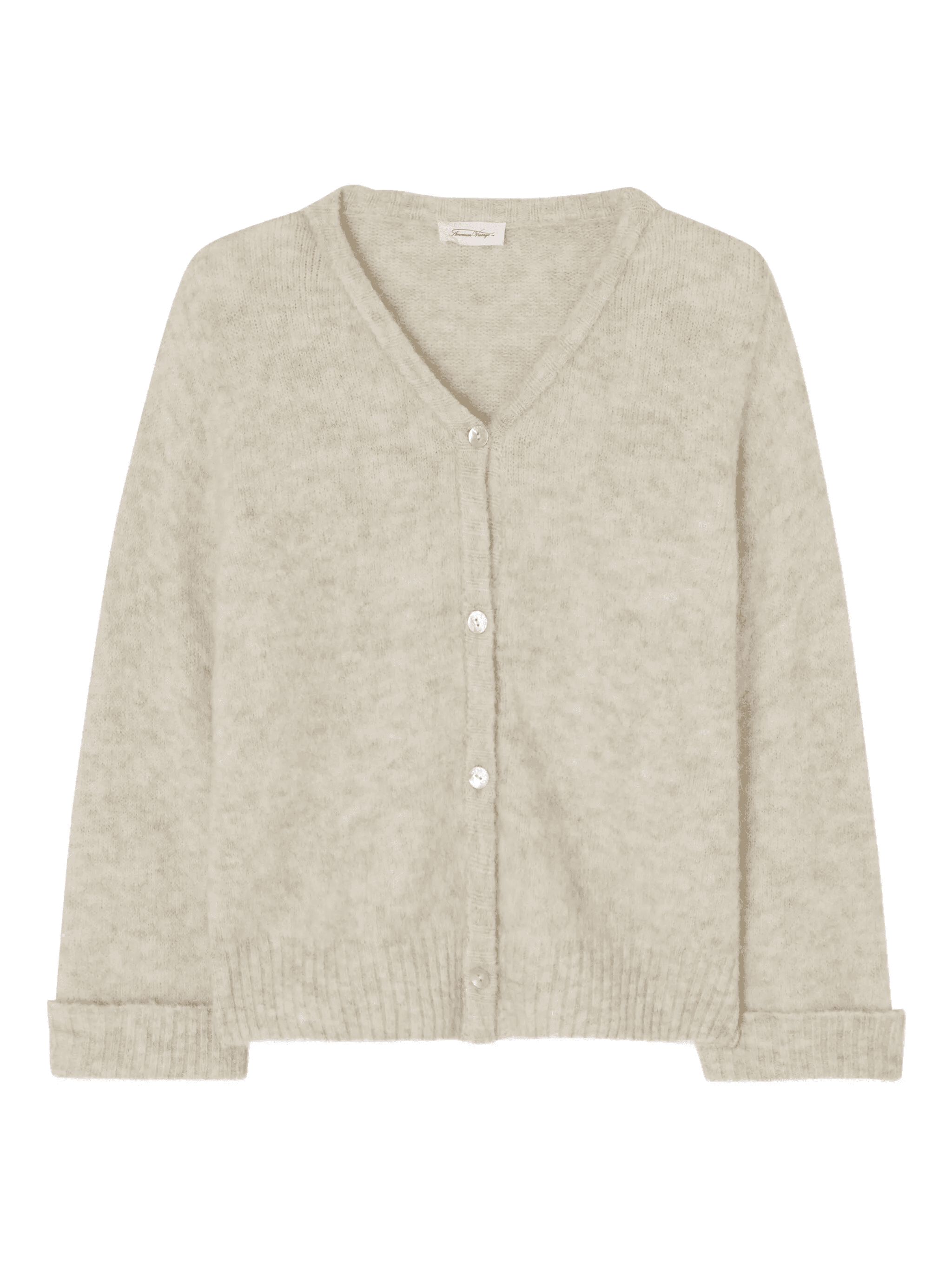 button V-neck east cardigan - Image 1