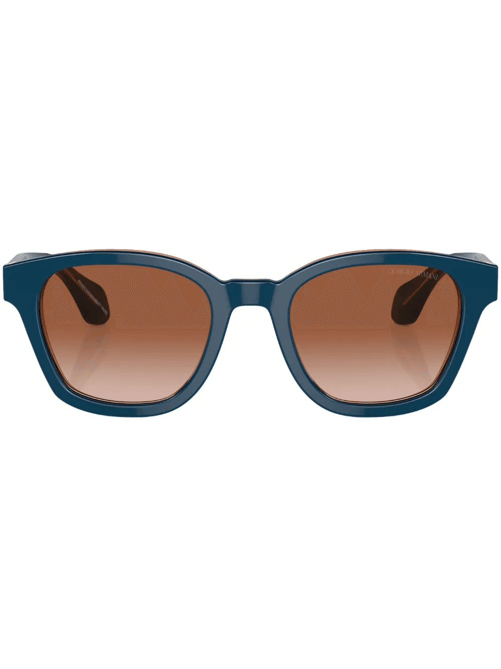 logo-print oversize-frame sunglasses - Image 1