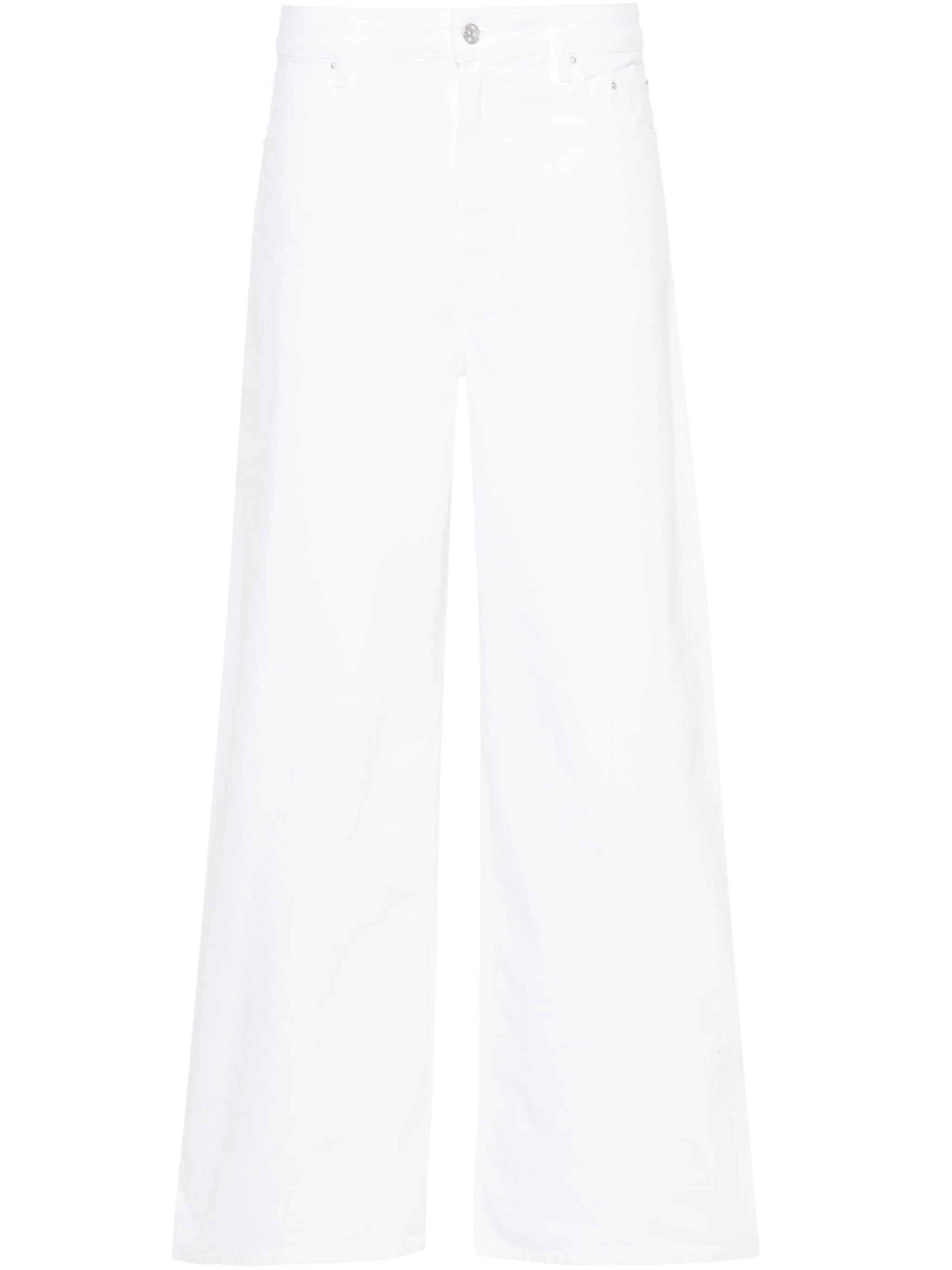 high-rise wide-leg jeans - Image 1