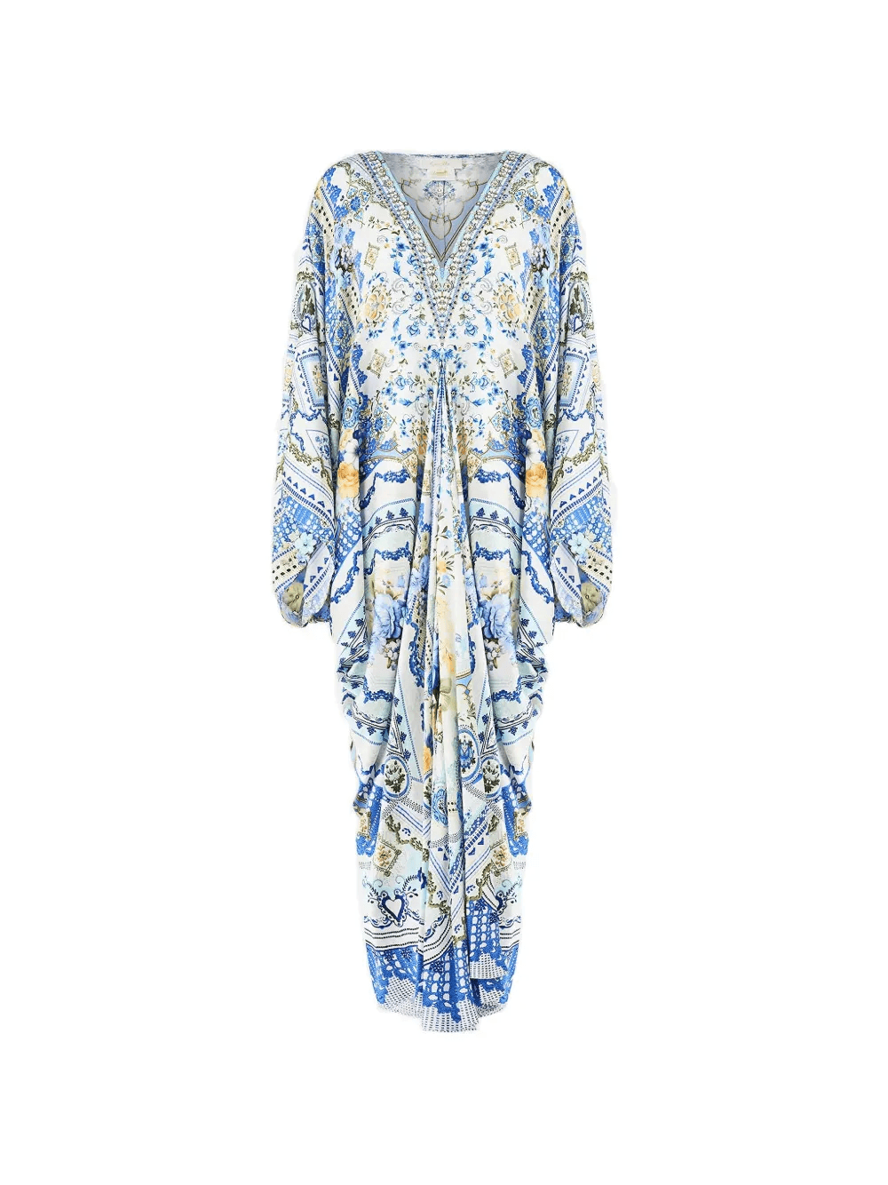T-shape floral kaftan - Image 1
