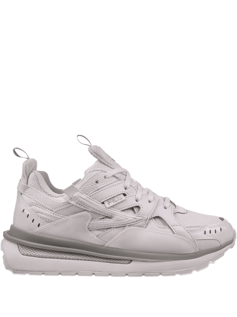 Sandenal Patched "White/Glacier Grey" sneakers - Image 1