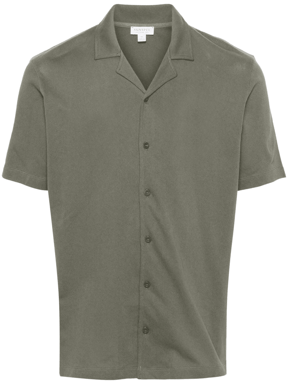 cotton piqué-weave shirt - Image 1