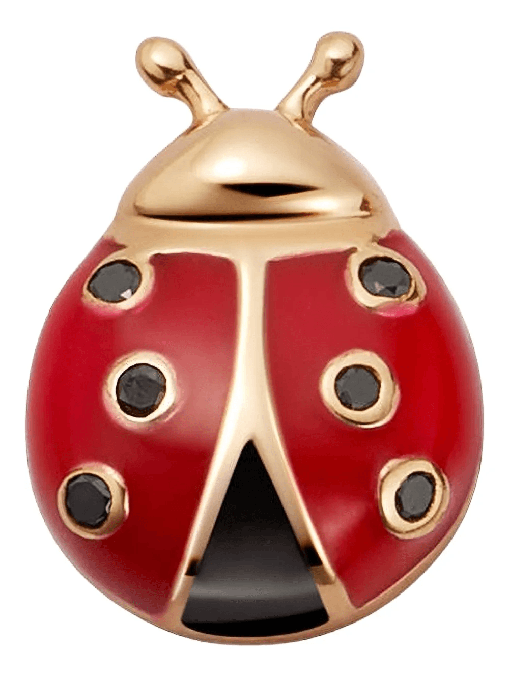 18K rose gold ladybird charm - Image 1
