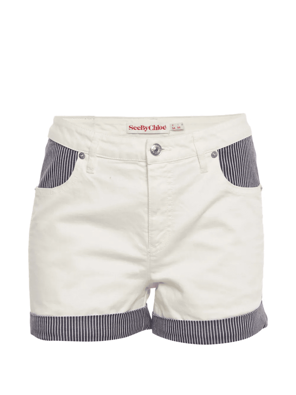 contrast-panel shorts - Image 1