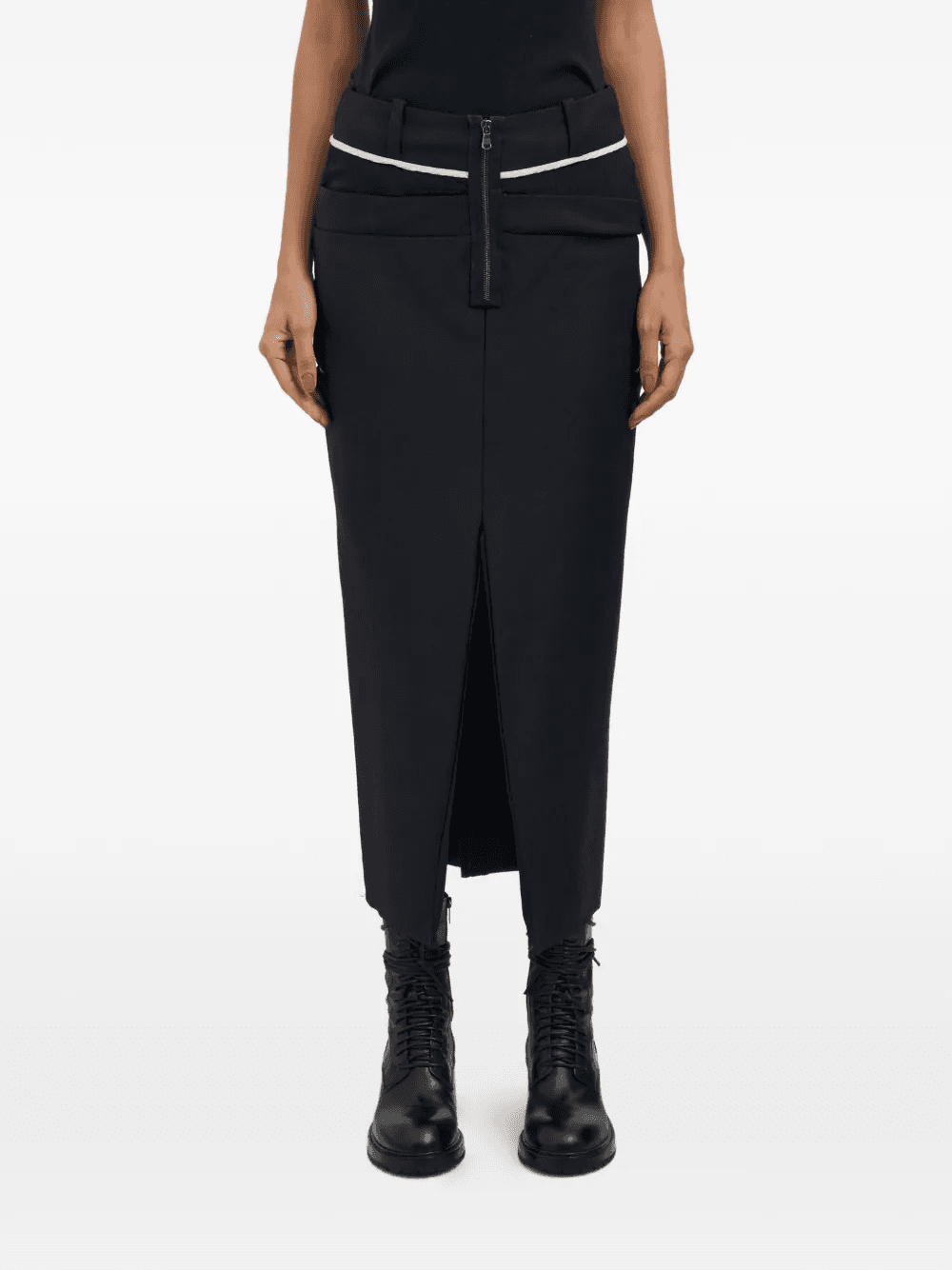 zip slit skirt - Image 1