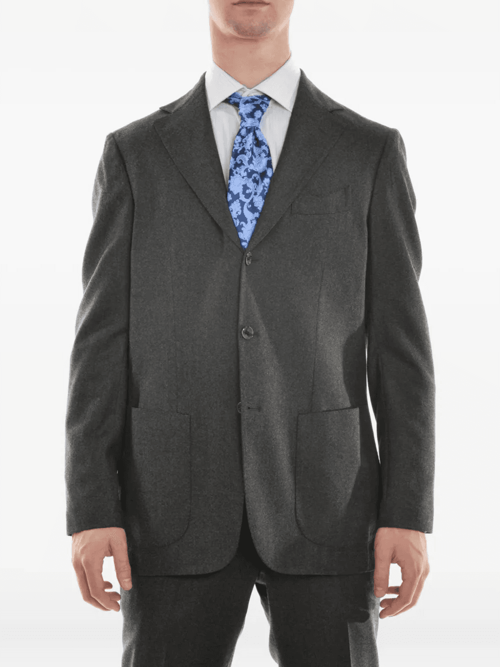 wool-blend suit - Image 1