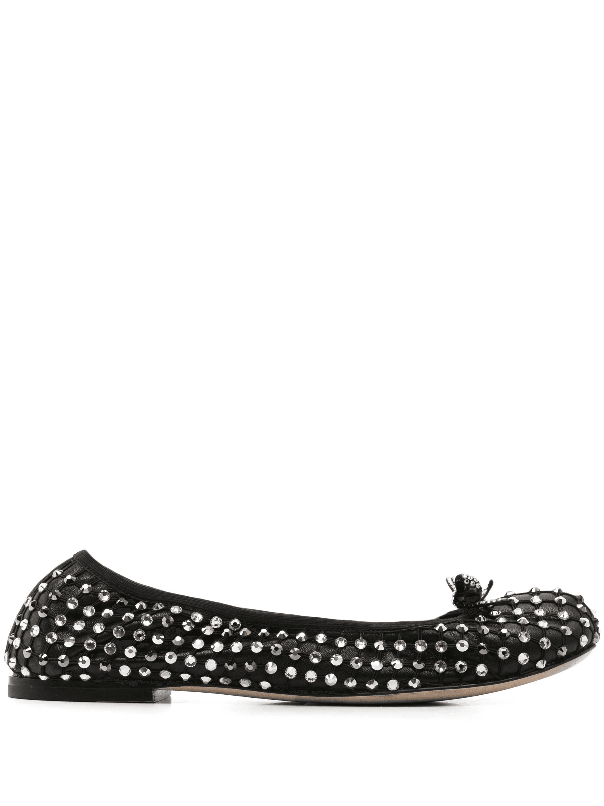 crystal-embellished ballet flats - Image 1