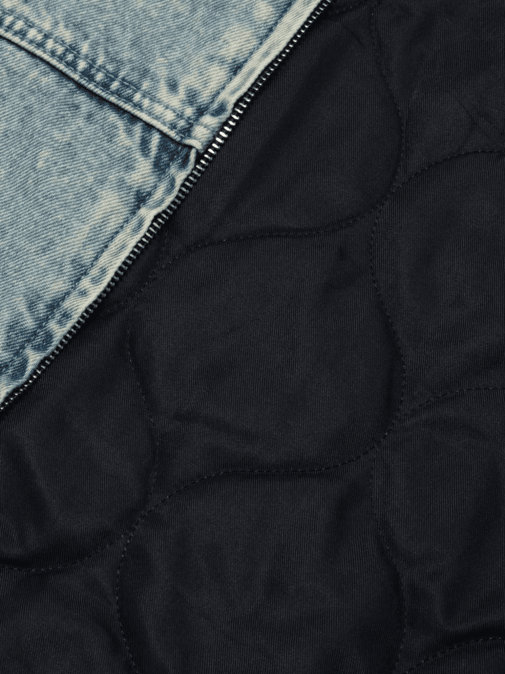 hooded denim jacket — Image 4