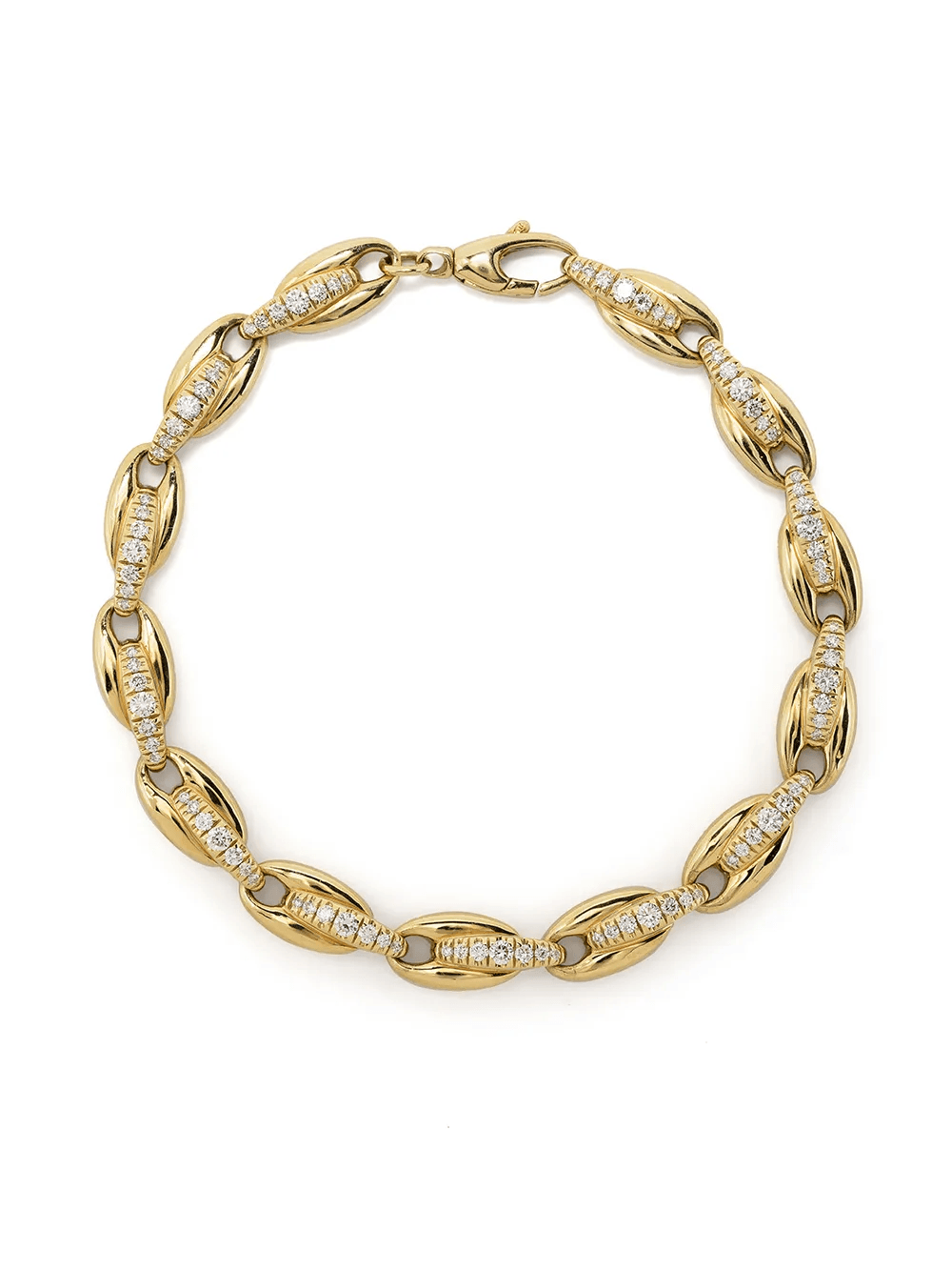 18kt yellow gold Ada diamond bracelet - Image 1