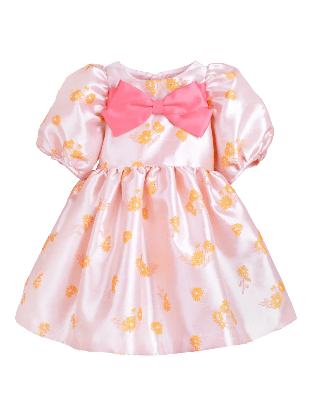 puff-sleeve dress - Image 1