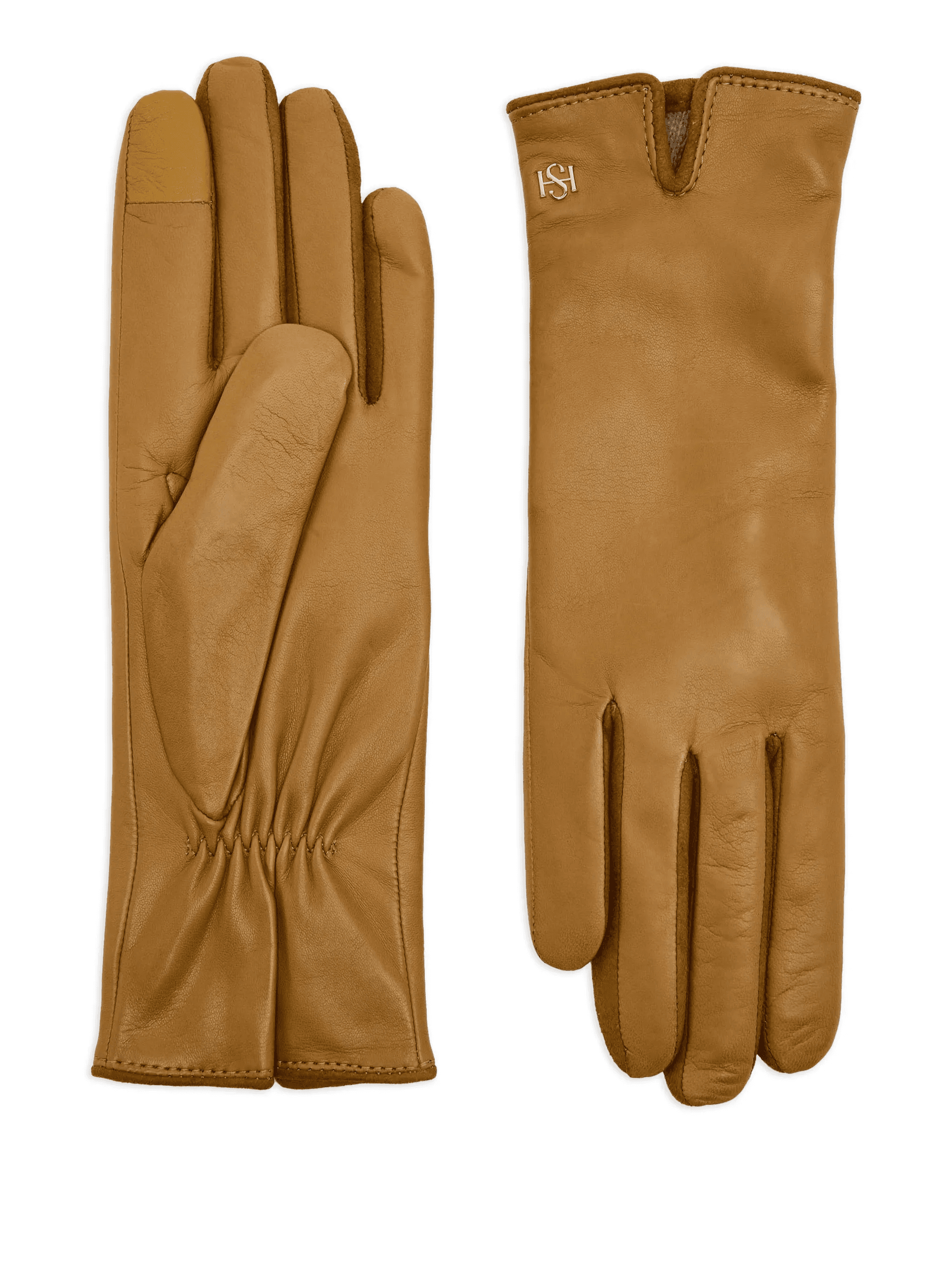 monogram-detail gloves - Image 1