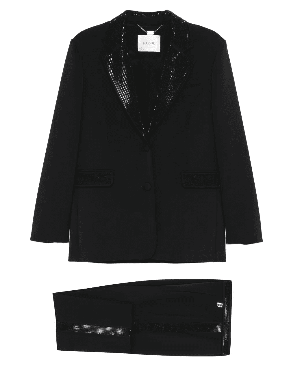 sequin-embellished suit - Image 1