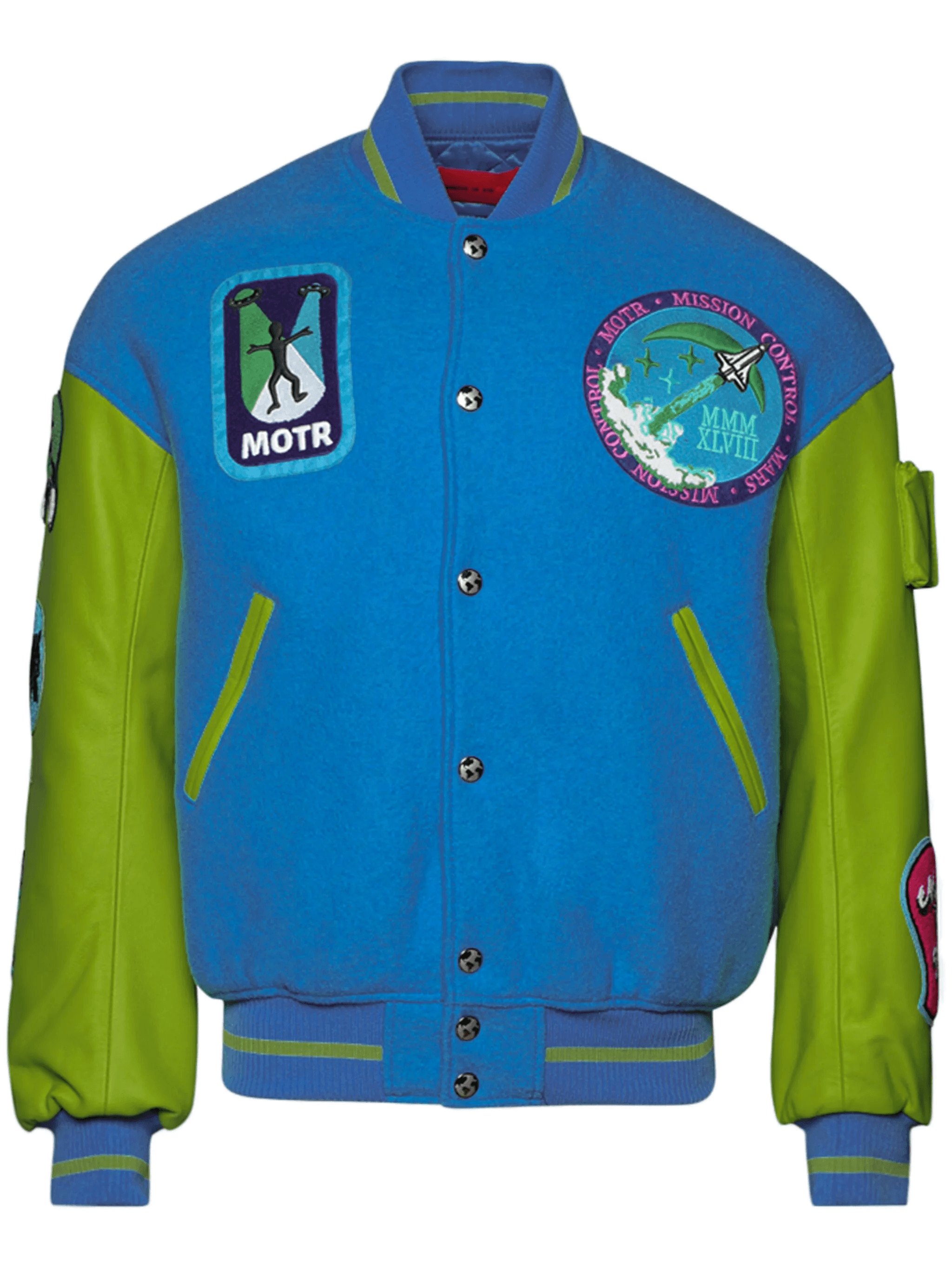 Varsity 1 logo-embroidered jacket - Image 1
