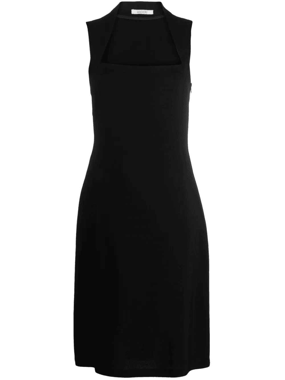 square-neck sleeveless dress - Image 1
