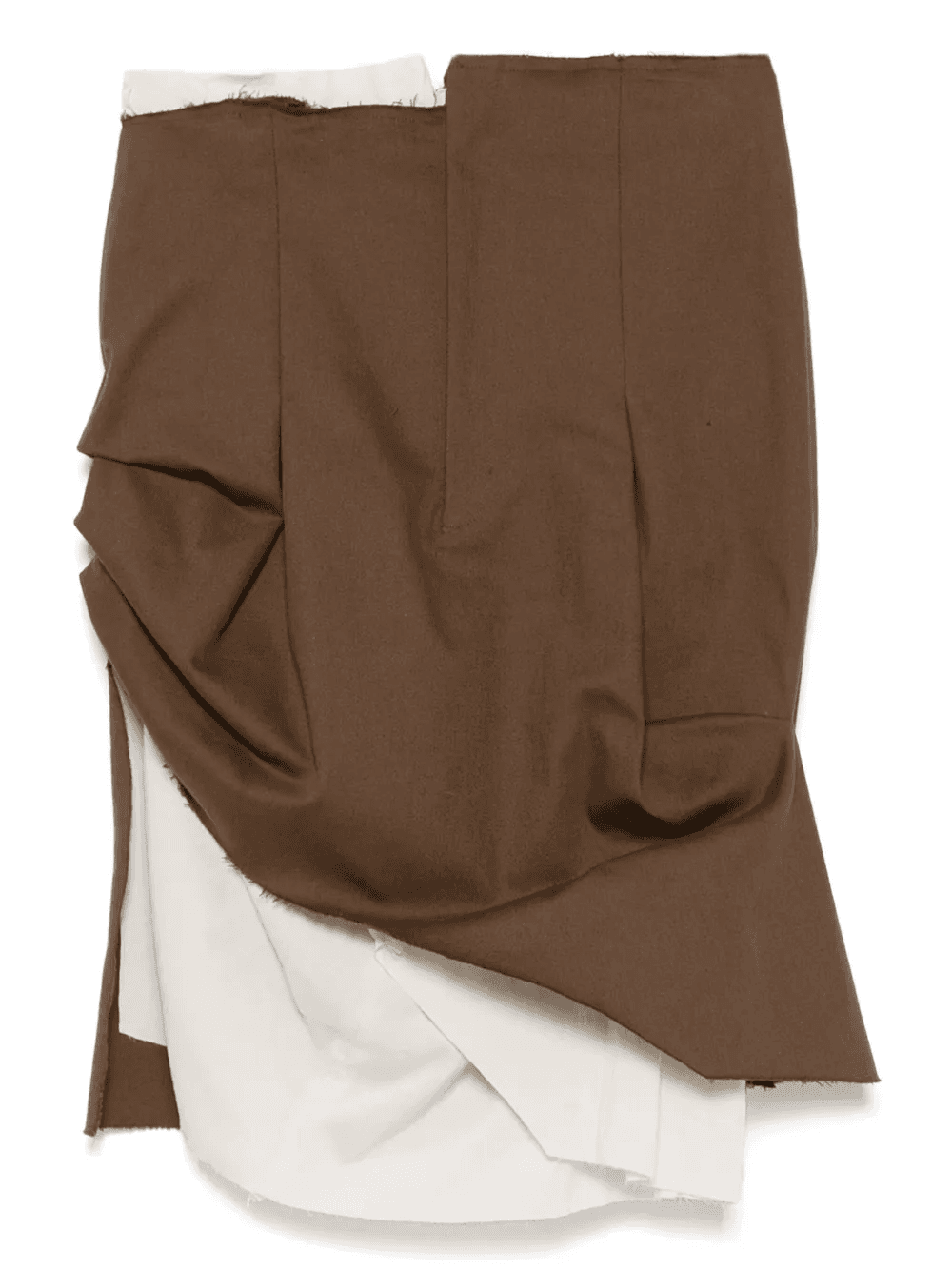 asymmetric tailored mini skirt - Image 1