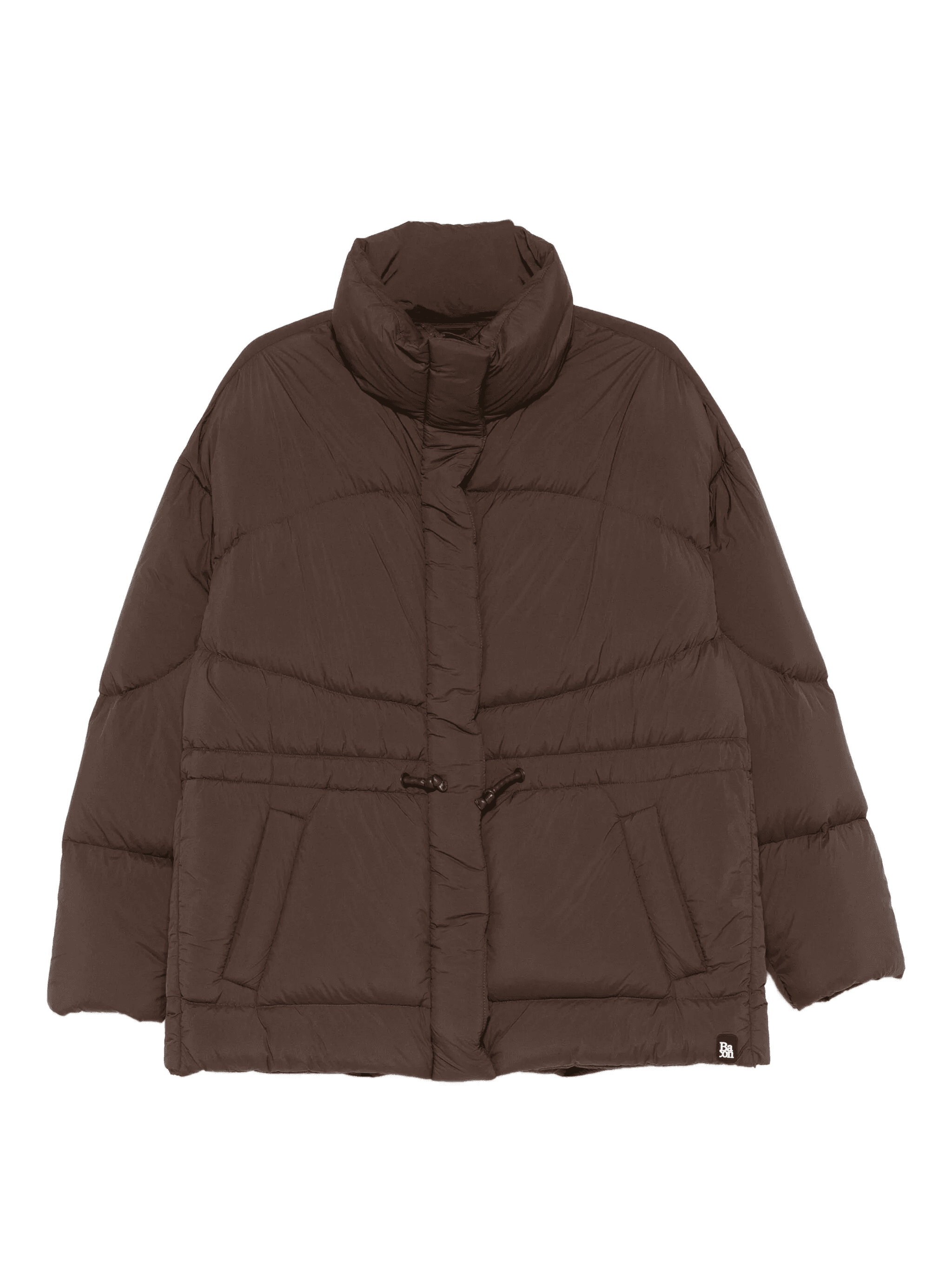drawstring puffer coat - Image 1