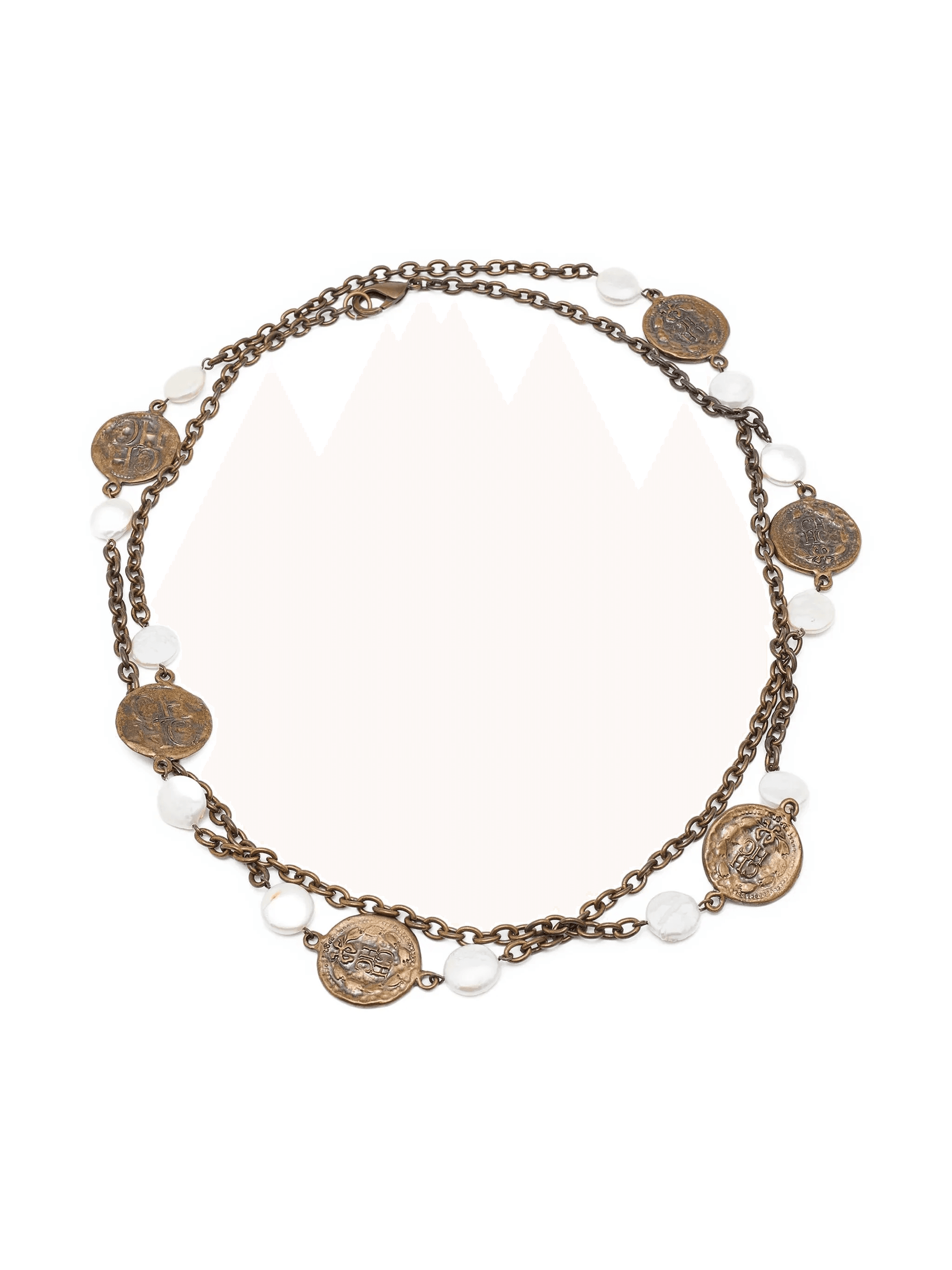 logo-charm chain necklace - Image 1