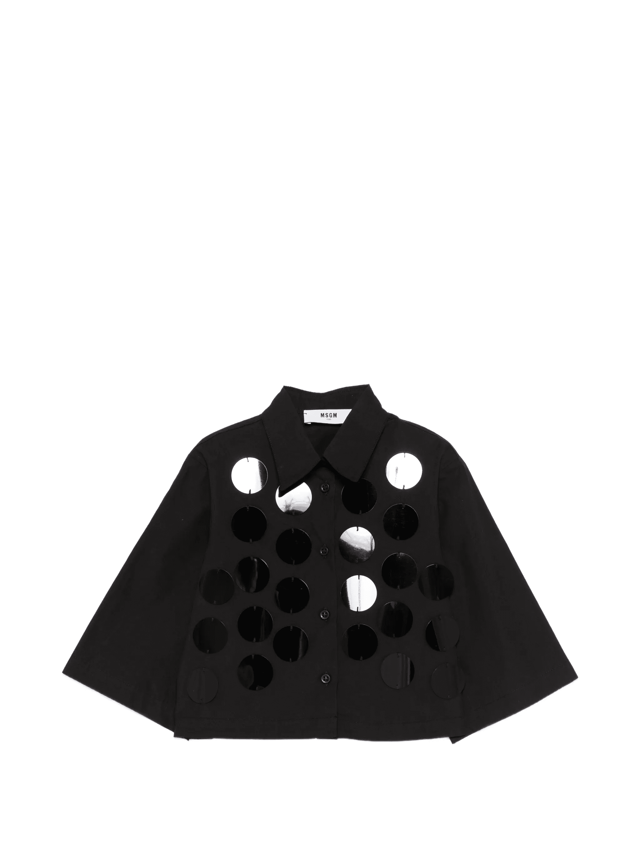 sequin-appliqué shirt - Image 1