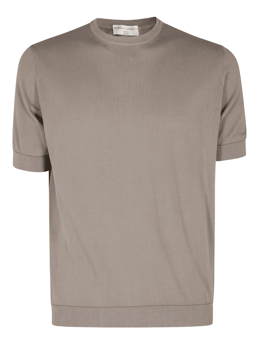 short-sleeve ribbed-knit top - Image 1