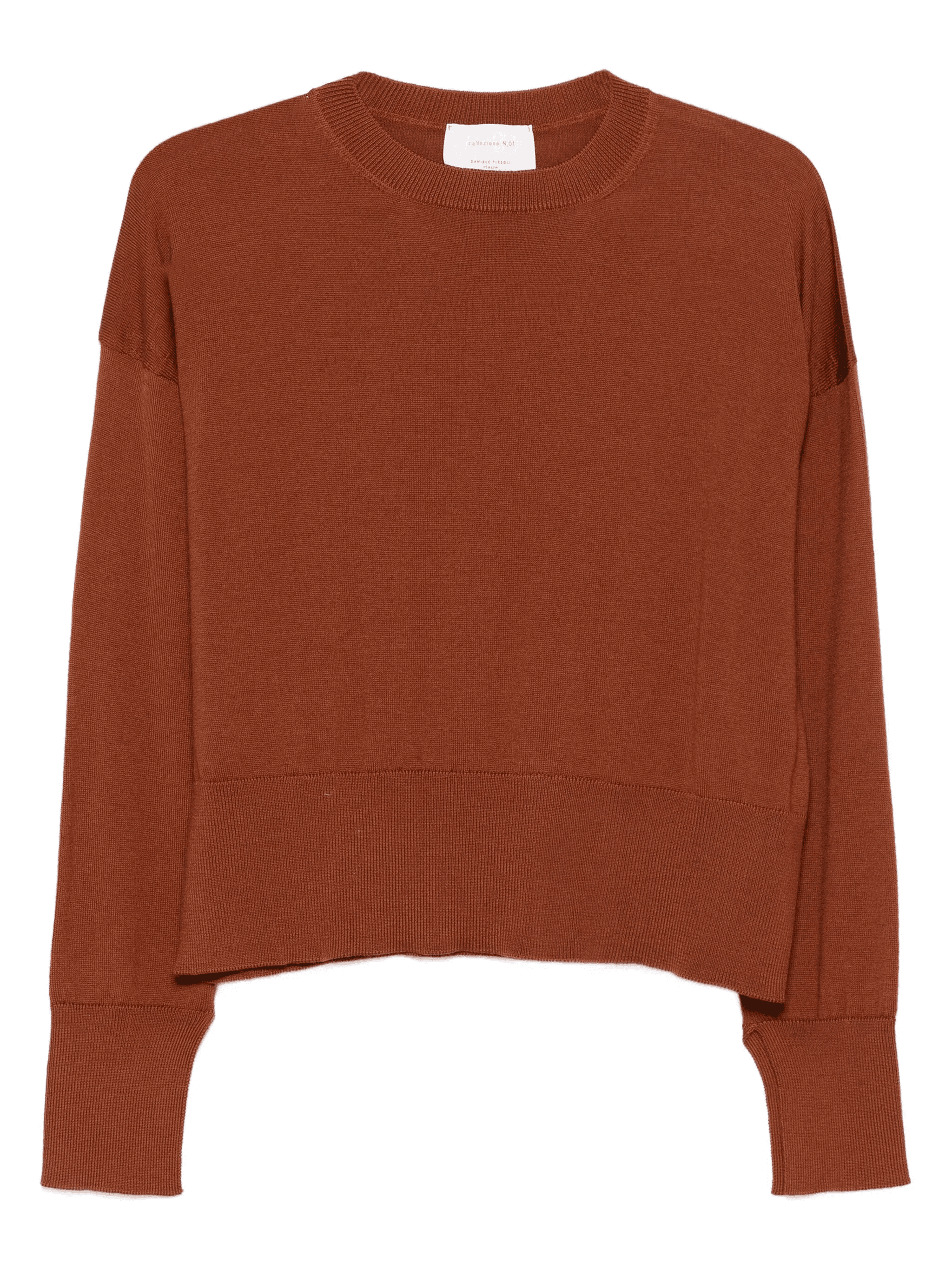 round-neck wool sweater - Image 1
