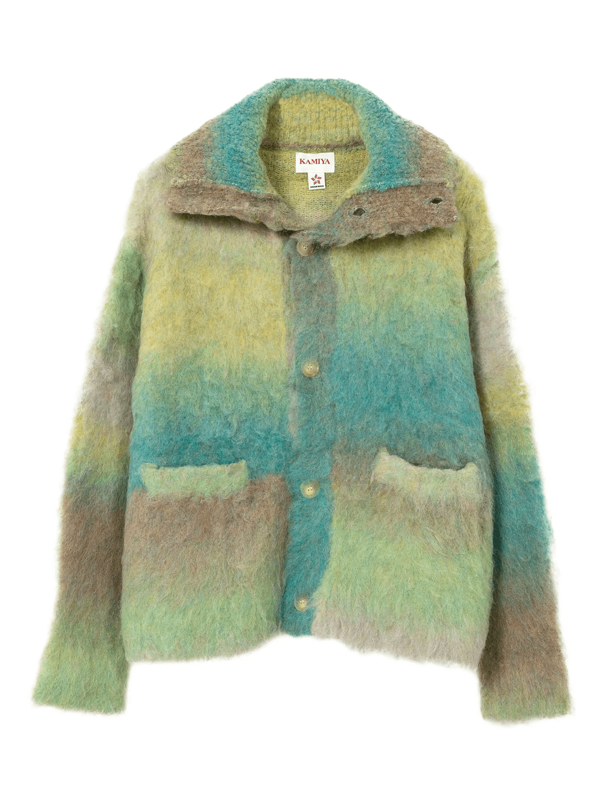 shawl-collar knit jacket - Image 1