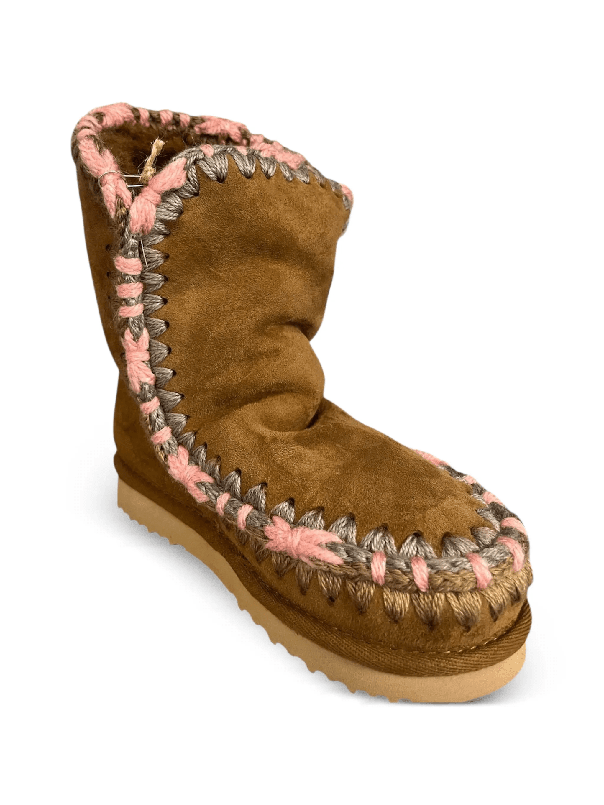 Eskimo Overstitching suede boots - Image 1