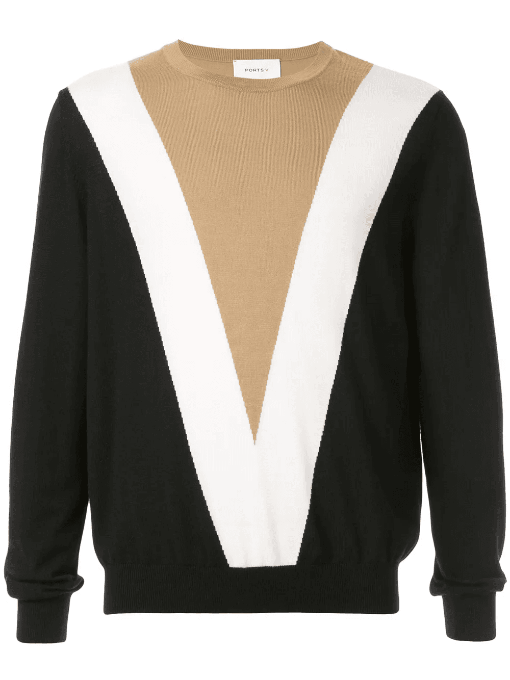 colour block sweater - Image 1