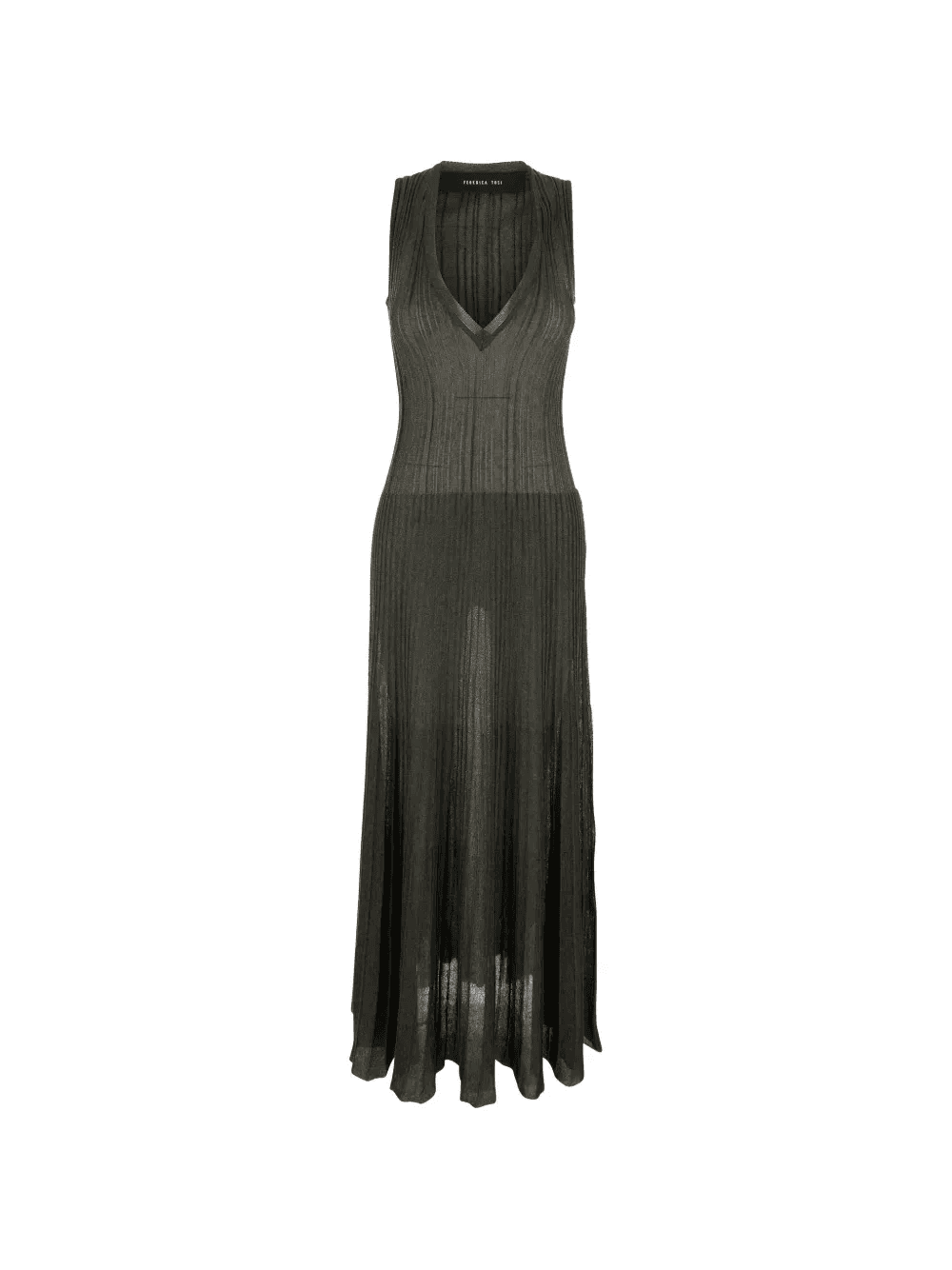 V-neck maxi dress - Image 1