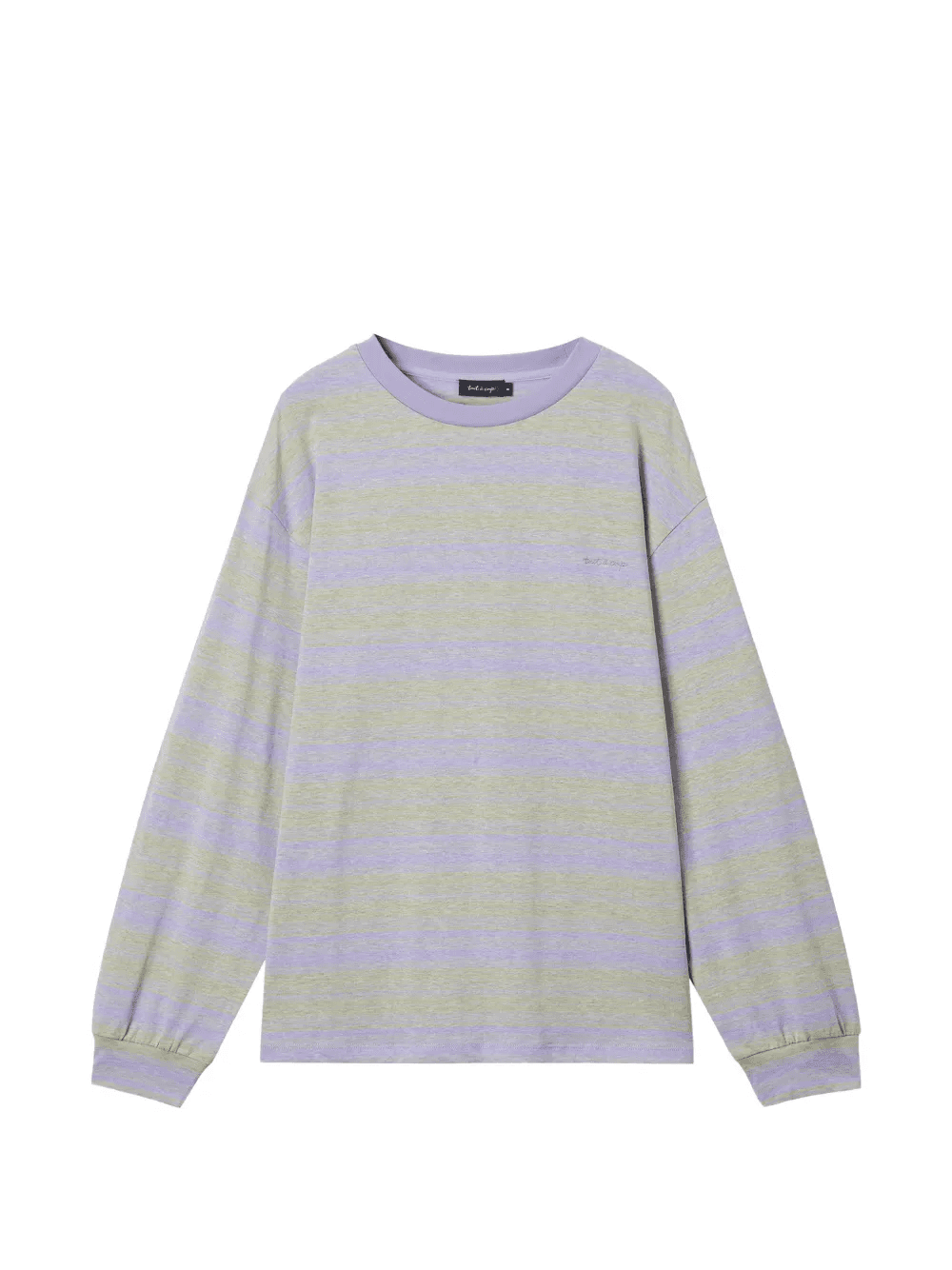 striped long-sleeve sweatshirt - Image 1