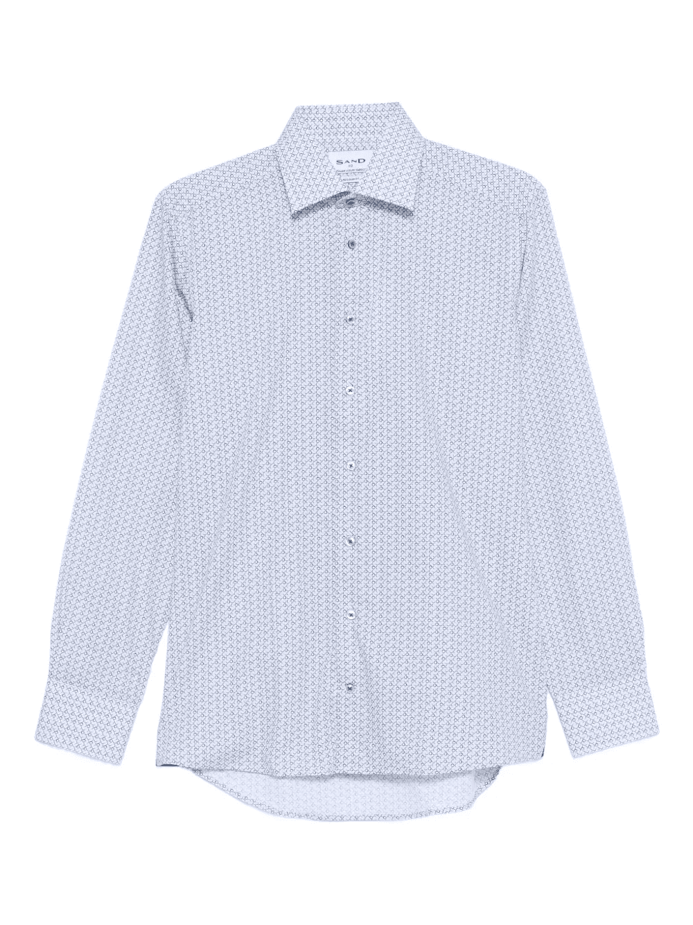 geometric-print cotton shirt - Image 1